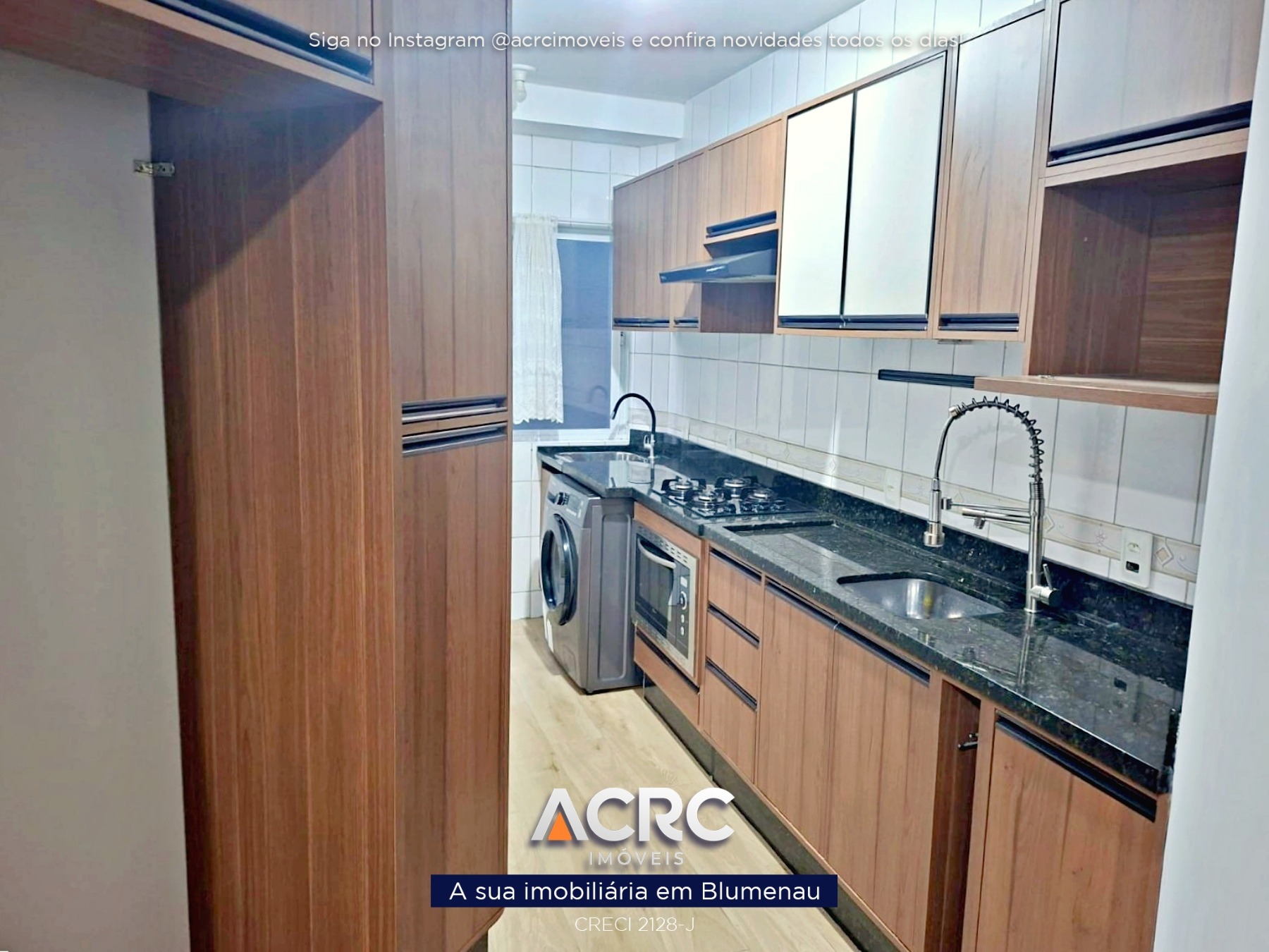 ACRC Imóveis - AP10337 - Apartamento para Locação no Bairro Salto Weissbach em Blumenau. — foto 4