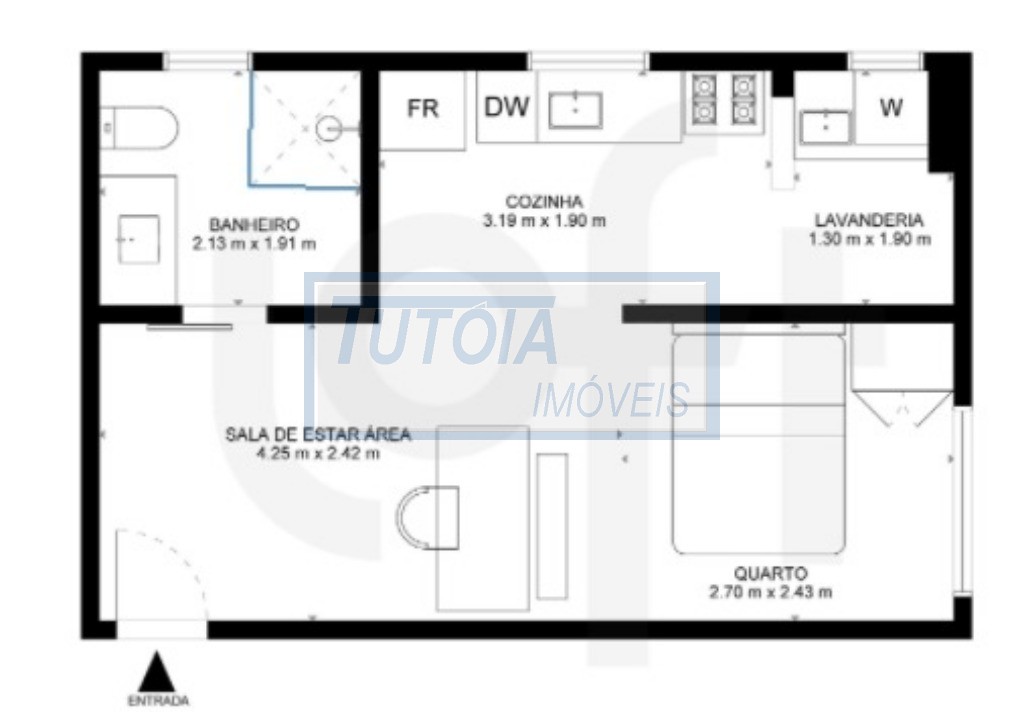 Apartamento, 1 quarto, 35 m² - Foto 29