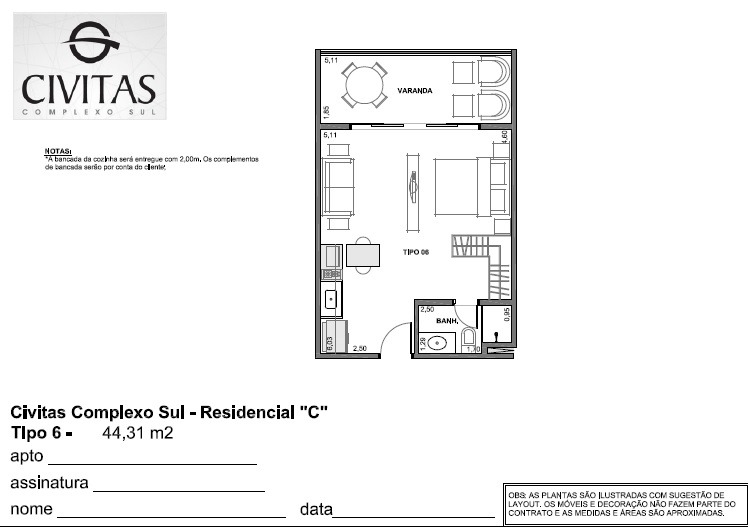 Apartamento, 1 quarto, 18 m² - Foto 20