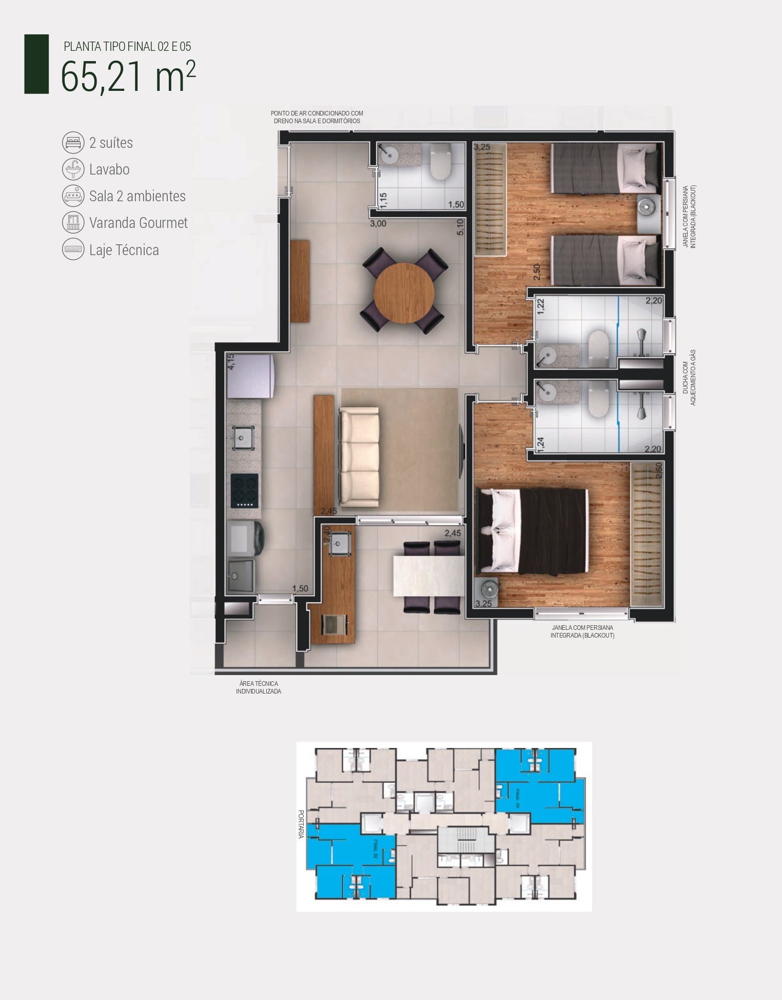 Apartamento, 2 quartos, 65 m² - Foto 20