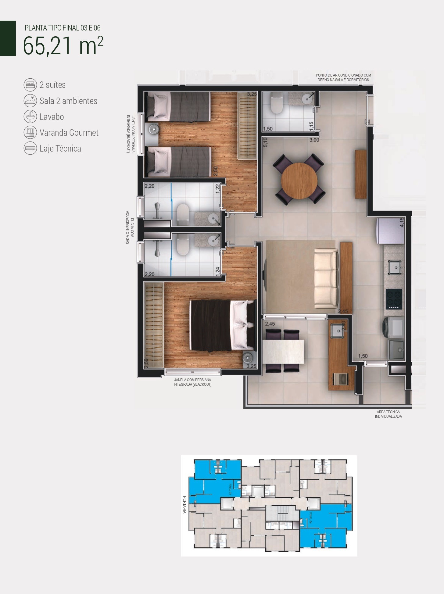 Apartamento, 2 quartos, 65 m² - Foto 19