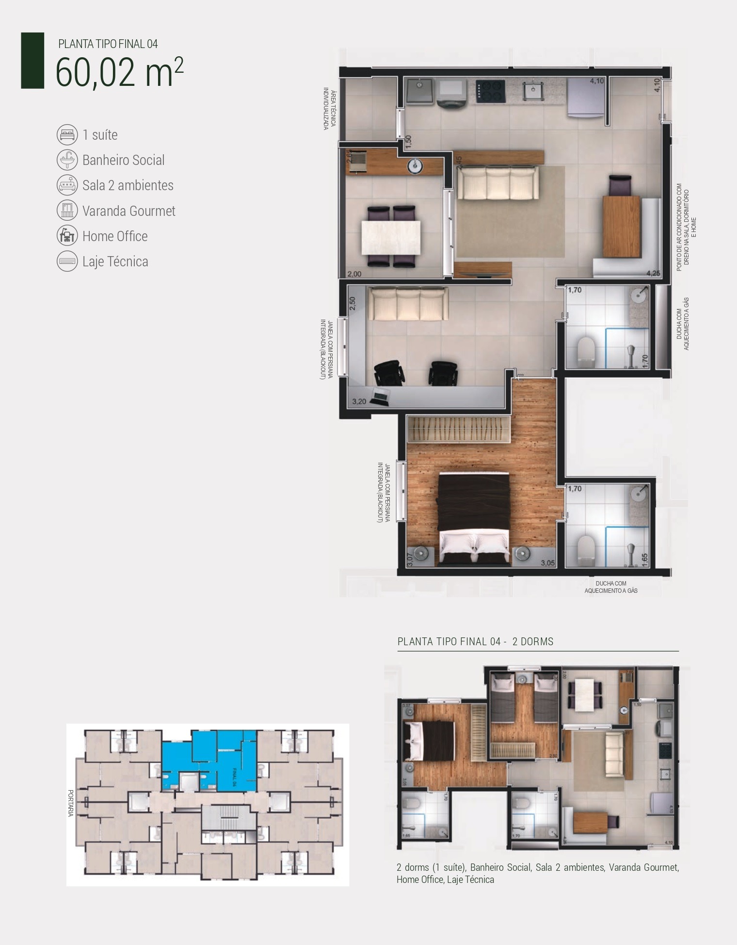 Apartamento, 2 quartos, 60 m² - Foto 20