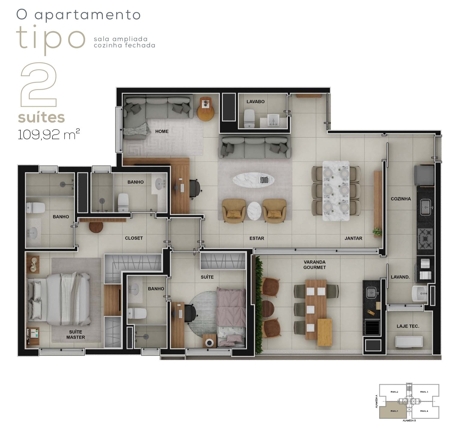 Apartamento, 3 quartos, 109 m² - Foto 28