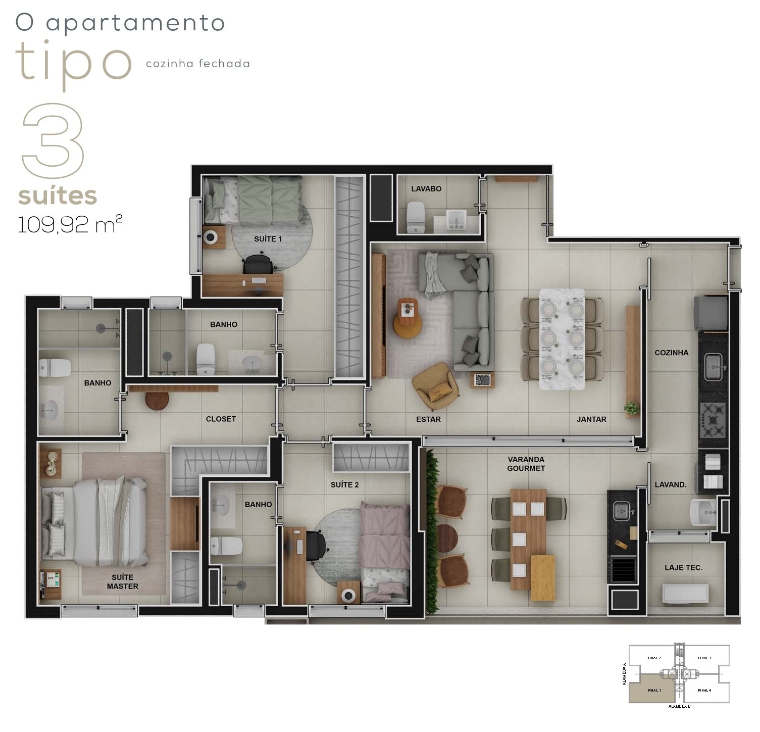Apartamento, 3 quartos, 109 m² - Foto 30