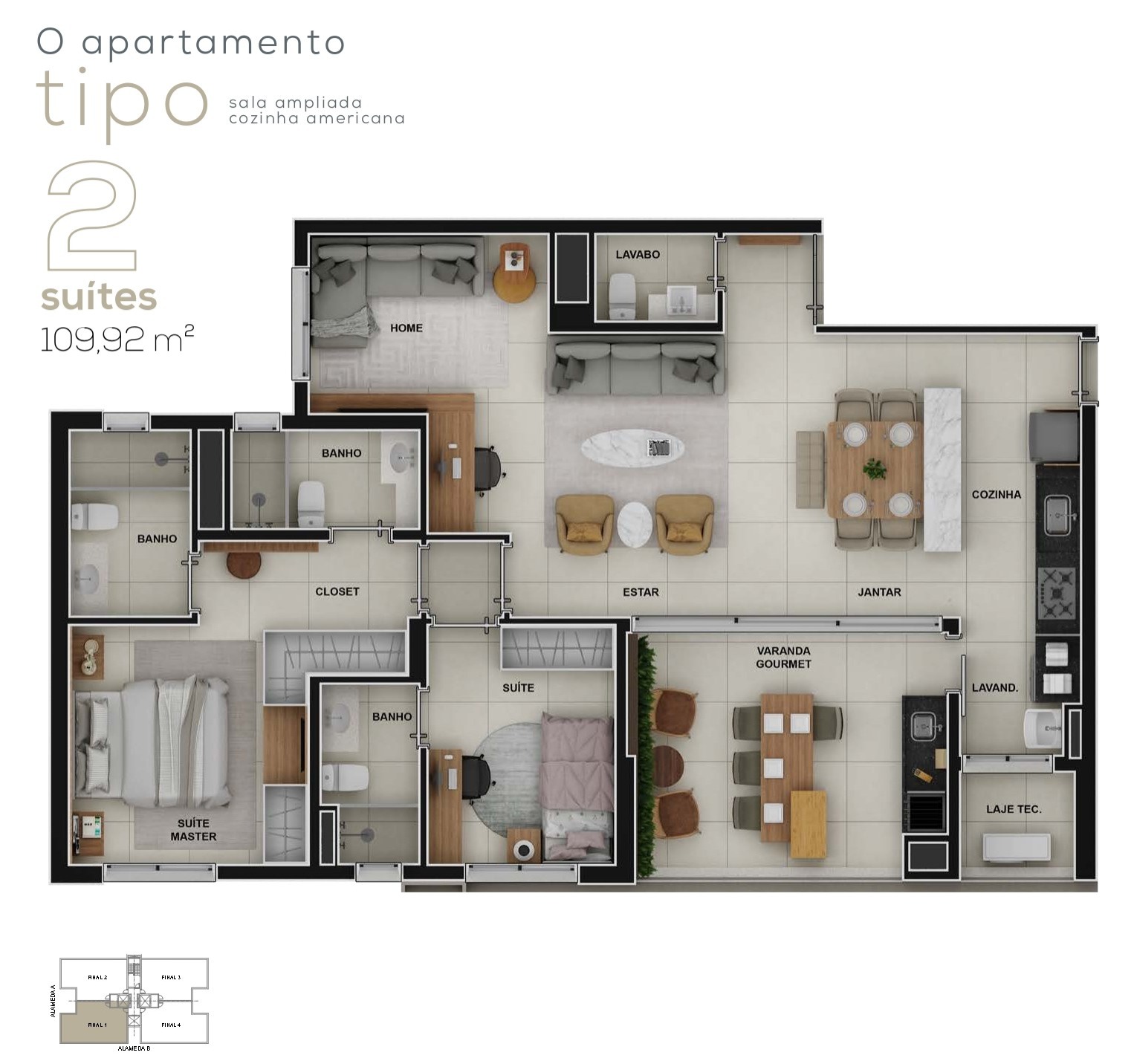 Apartamento, 3 quartos, 109 m² - Foto 27