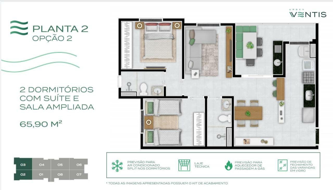 Apartamento, 3 quartos, 65 m² - Foto 12