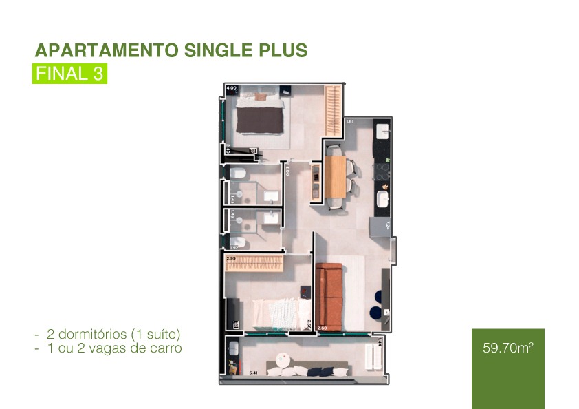 Apartamento, 2 quartos, 53 m² - Foto 24