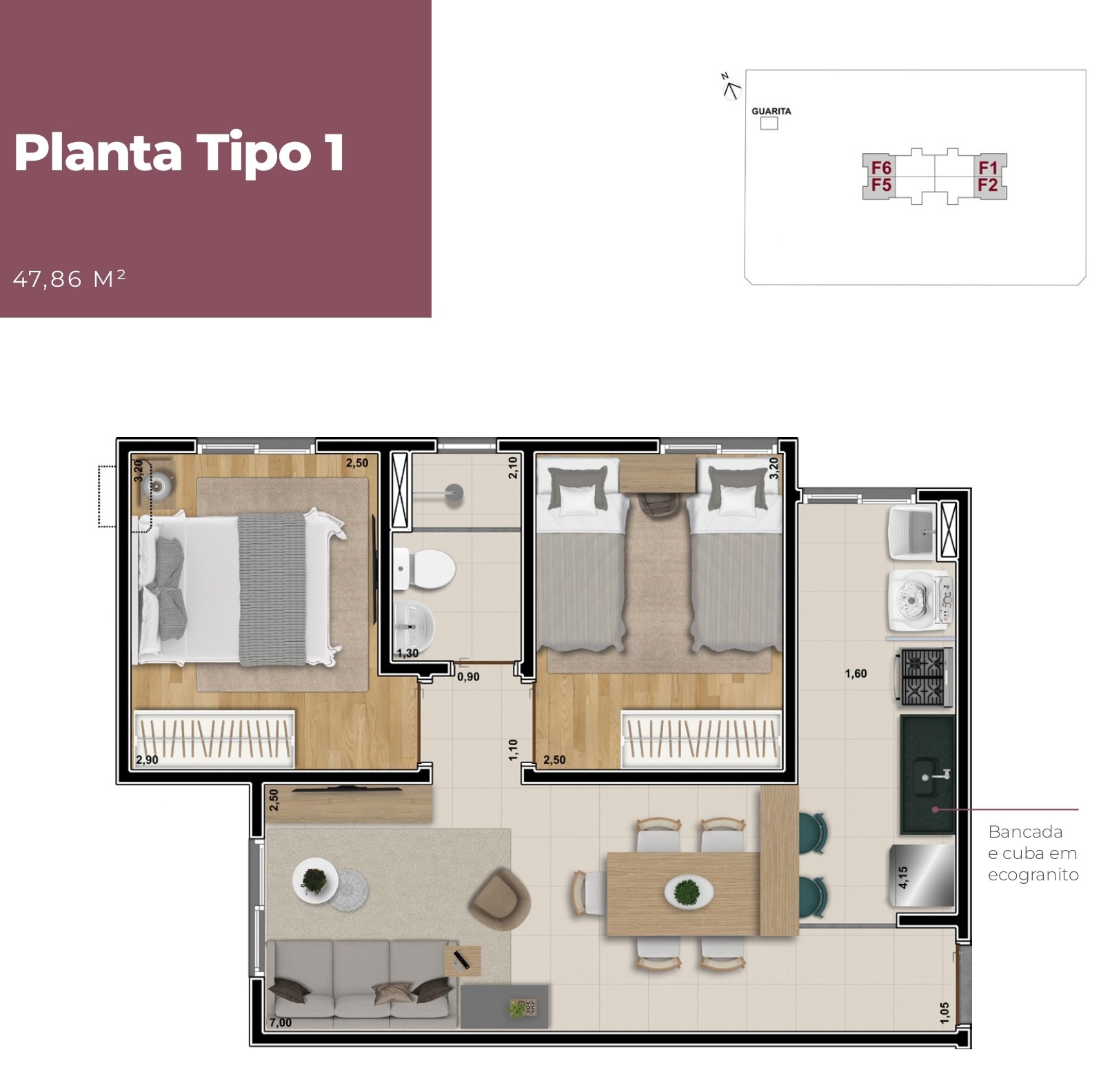 Apartamento, 2 quartos, 47 m² - Foto 12