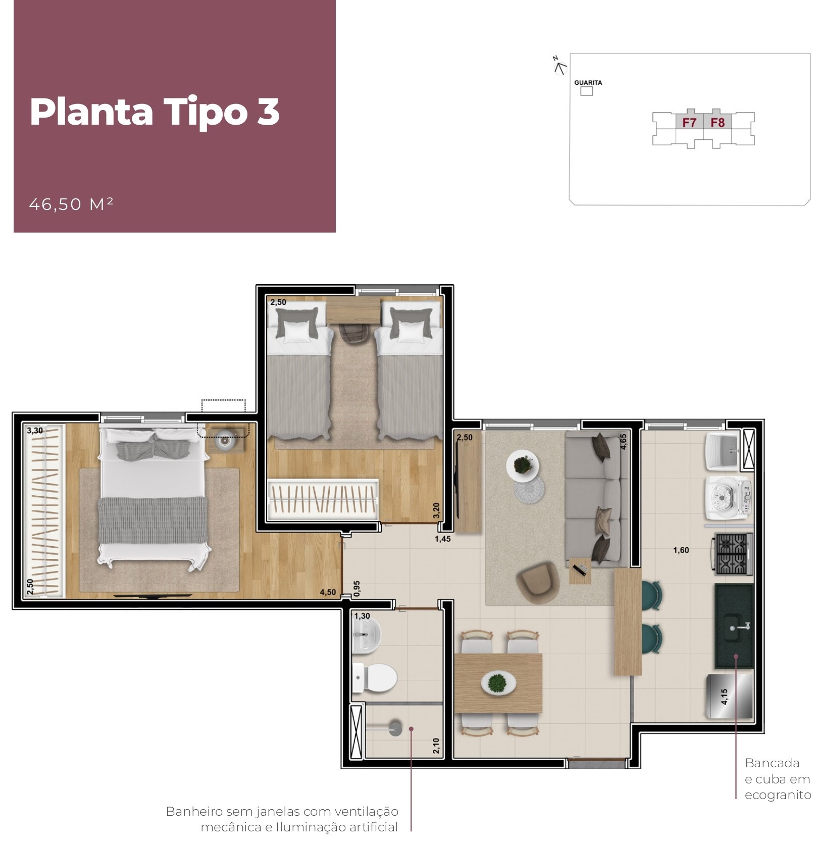 Apartamento, 2 quartos, 47 m² - Foto 14