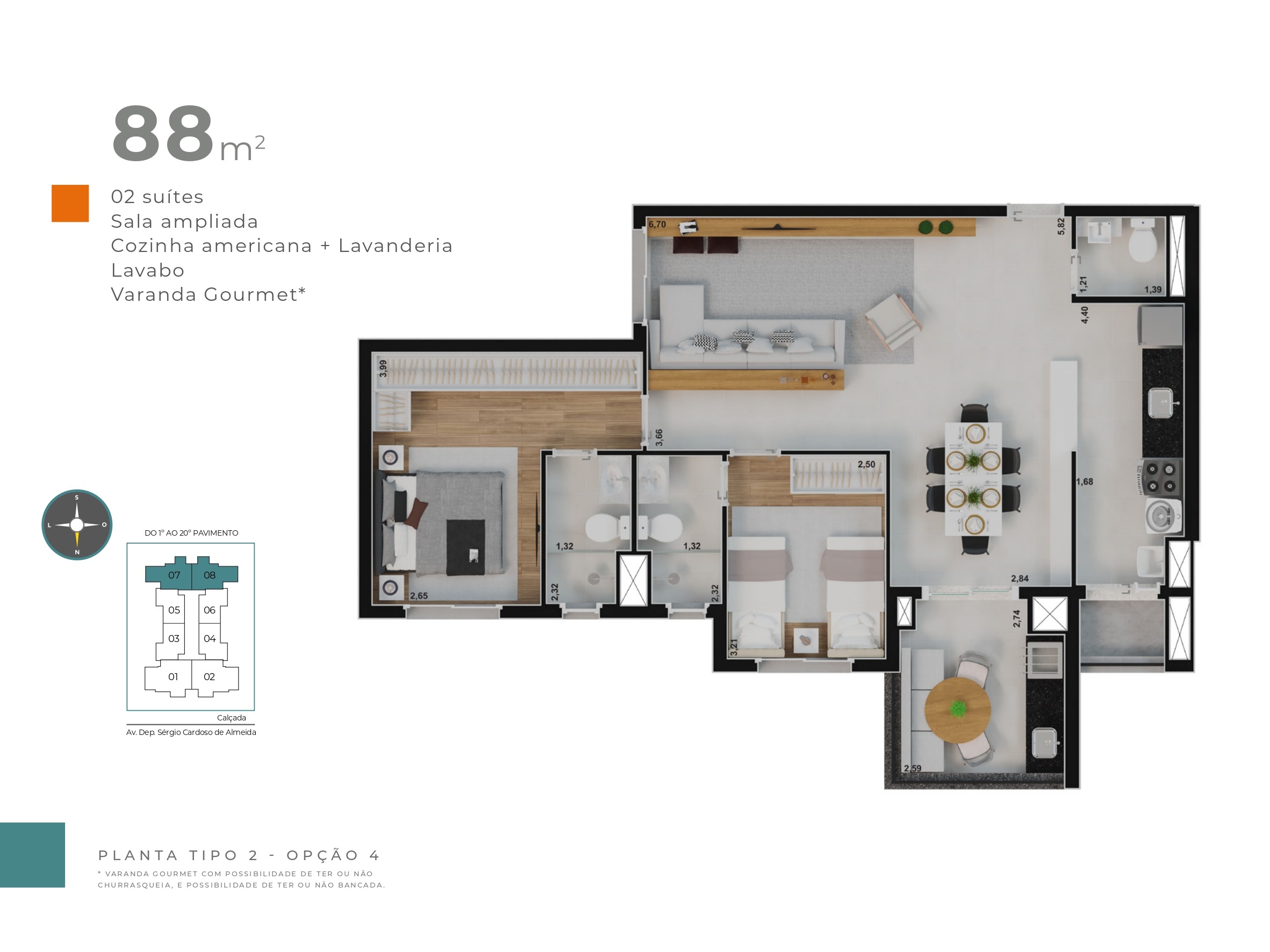 Apartamento, 3 quartos, 88 m² - Foto 18