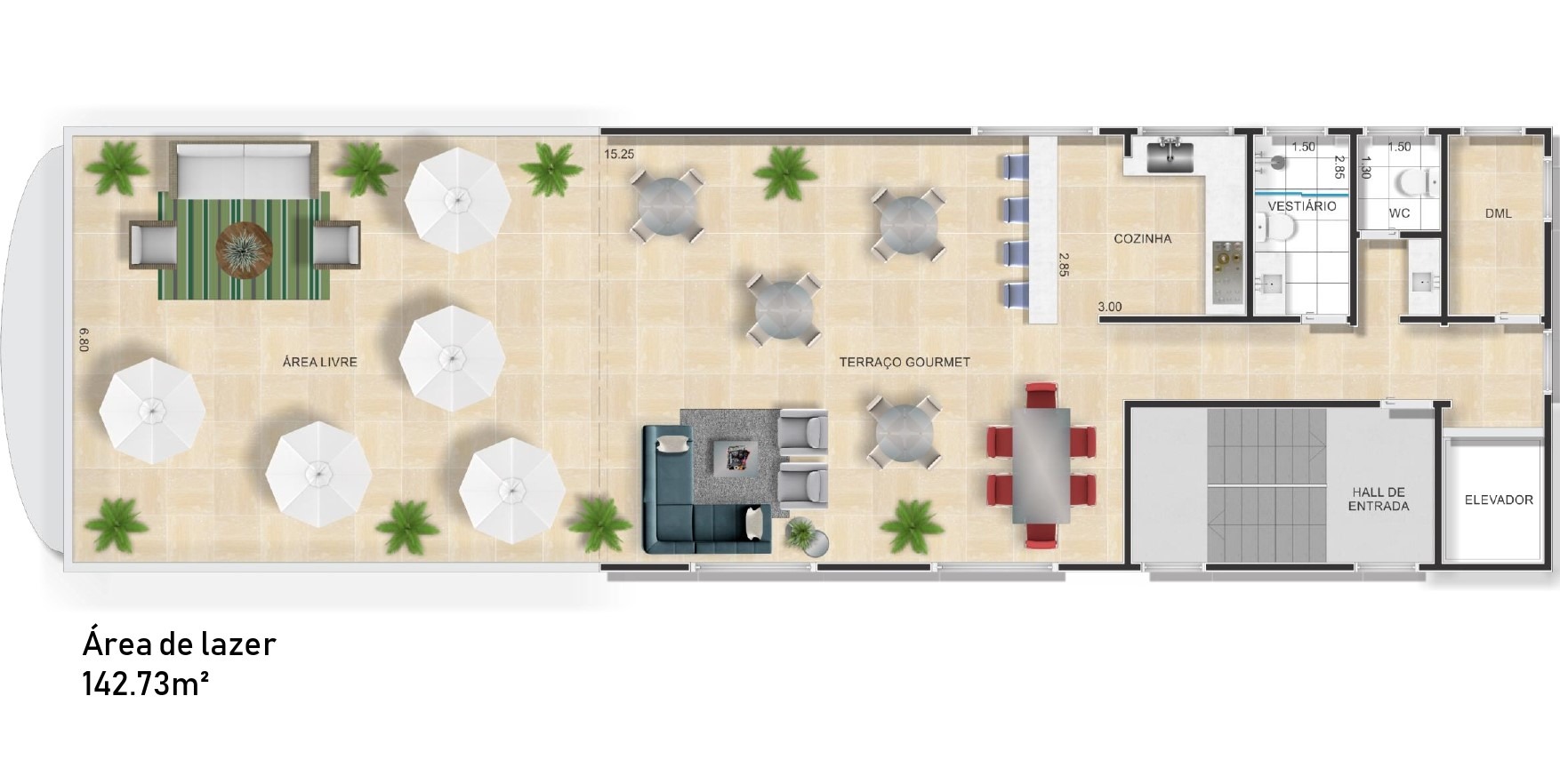 Apartamento, 1 quarto, 50 m² - Foto 17