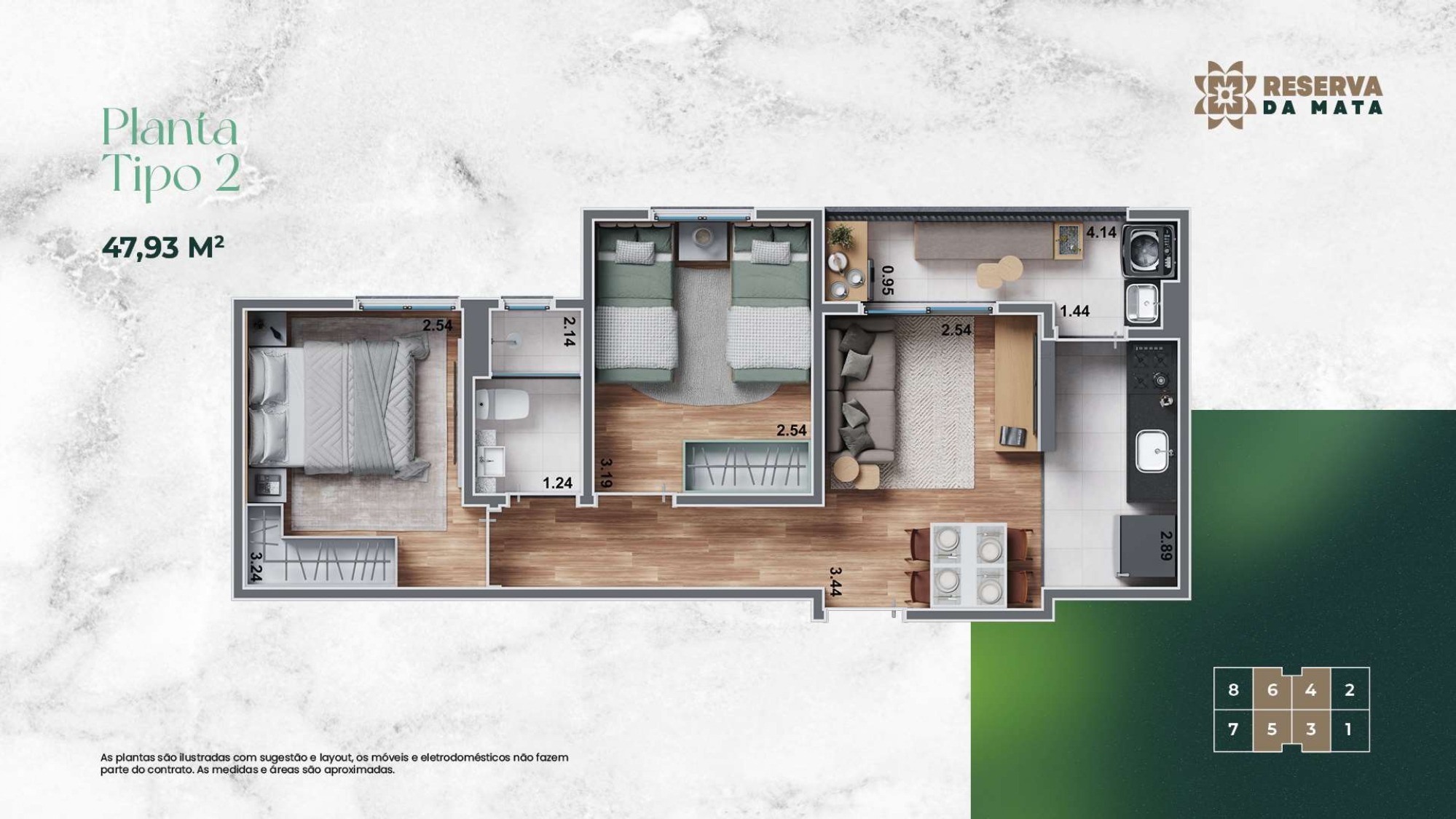 Apartamento, 2 quartos, 48 m² - Foto 19