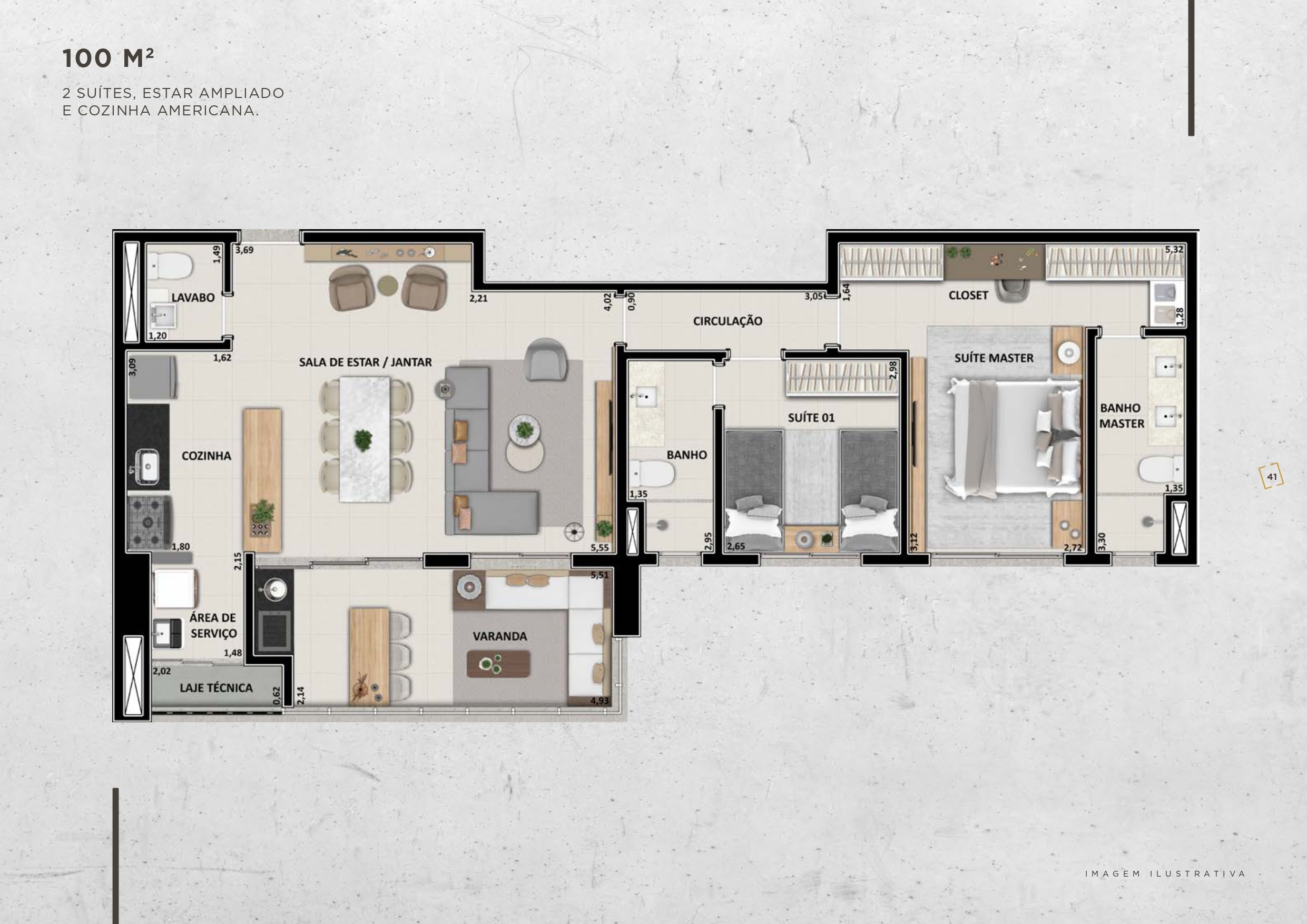 Apartamento, 2 quartos, 100 m² - Foto 15