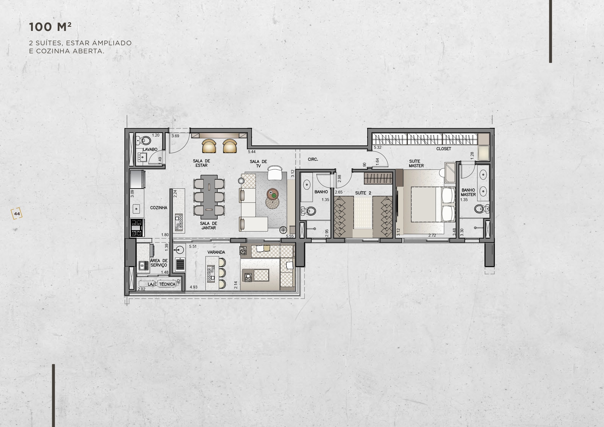 Apartamento, 2 quartos, 100 m² - Foto 20