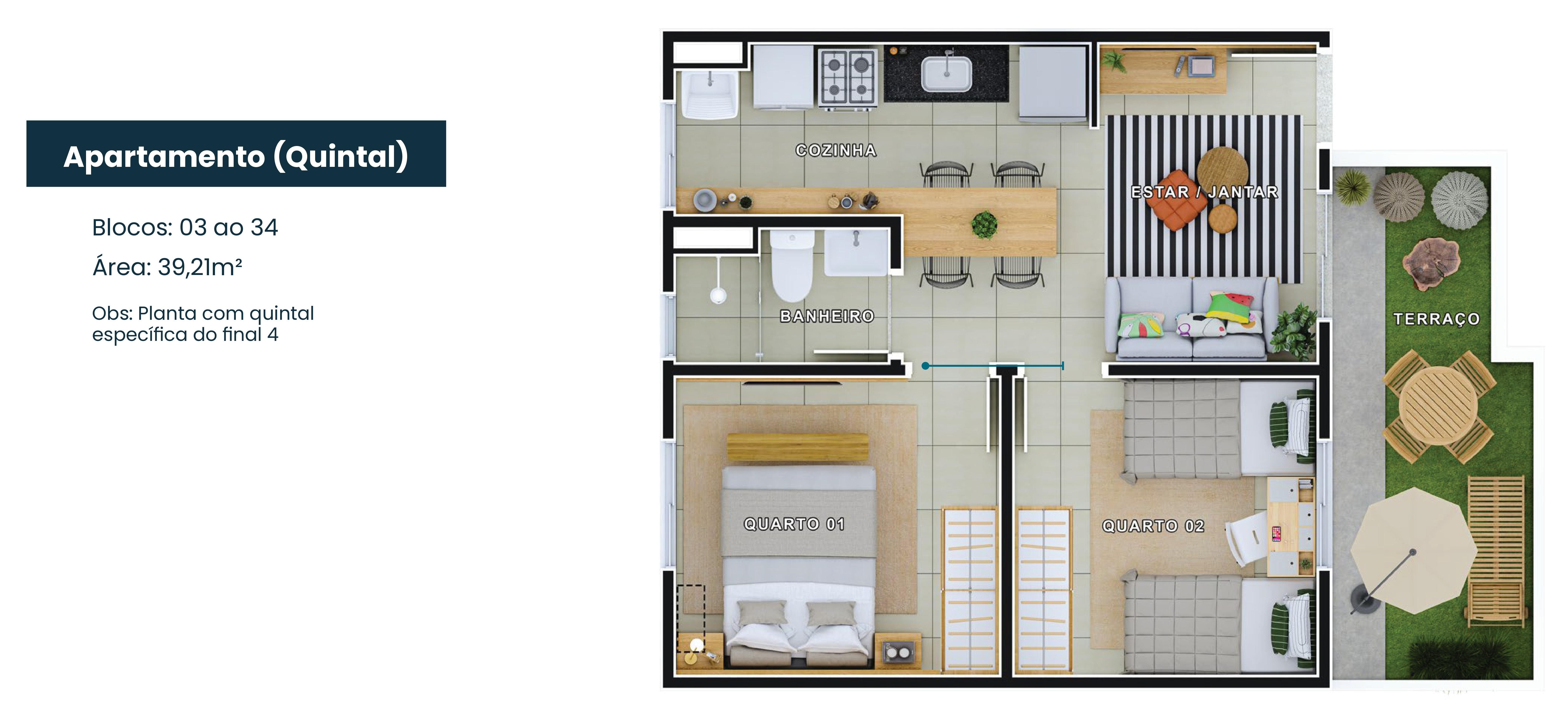 Apartamento, 2 quartos, 50 m² - Foto 24