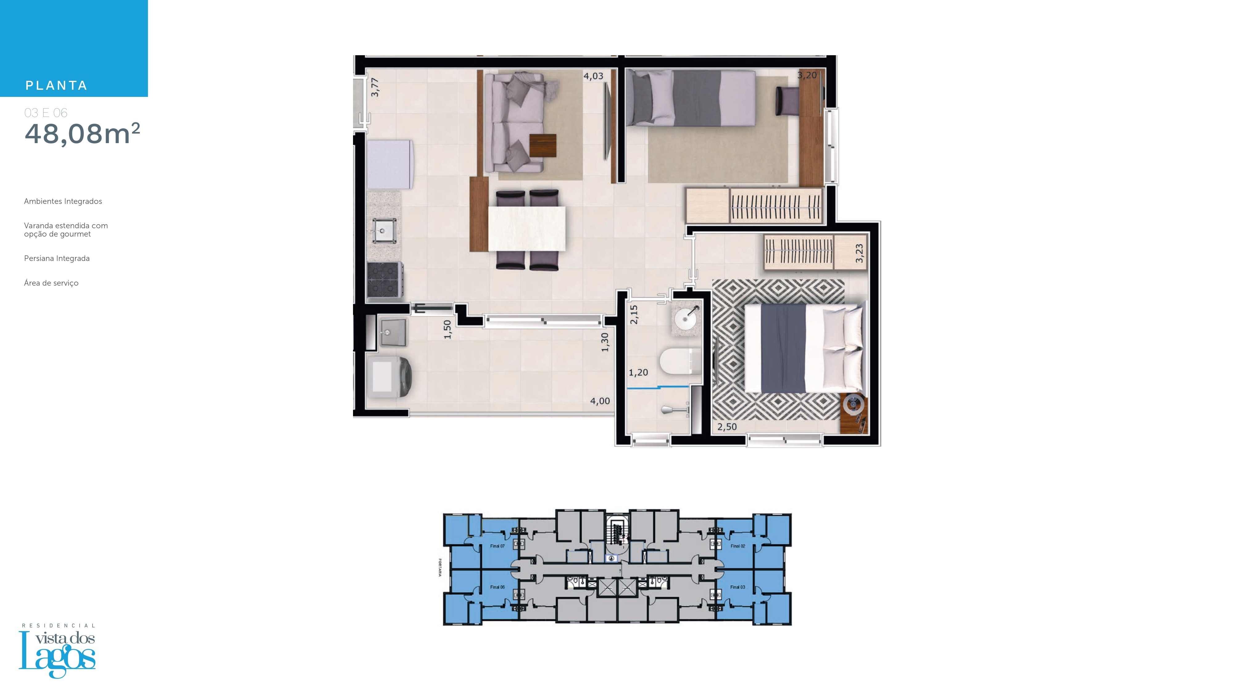 Apartamento, 2 quartos, 48 m² - Foto 14