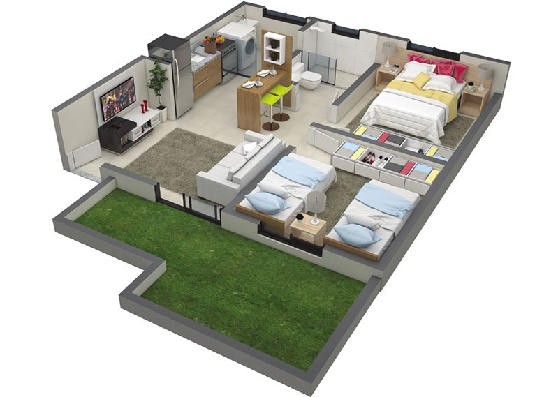 Apartamento, 2 quartos, 43 m² - Foto 15