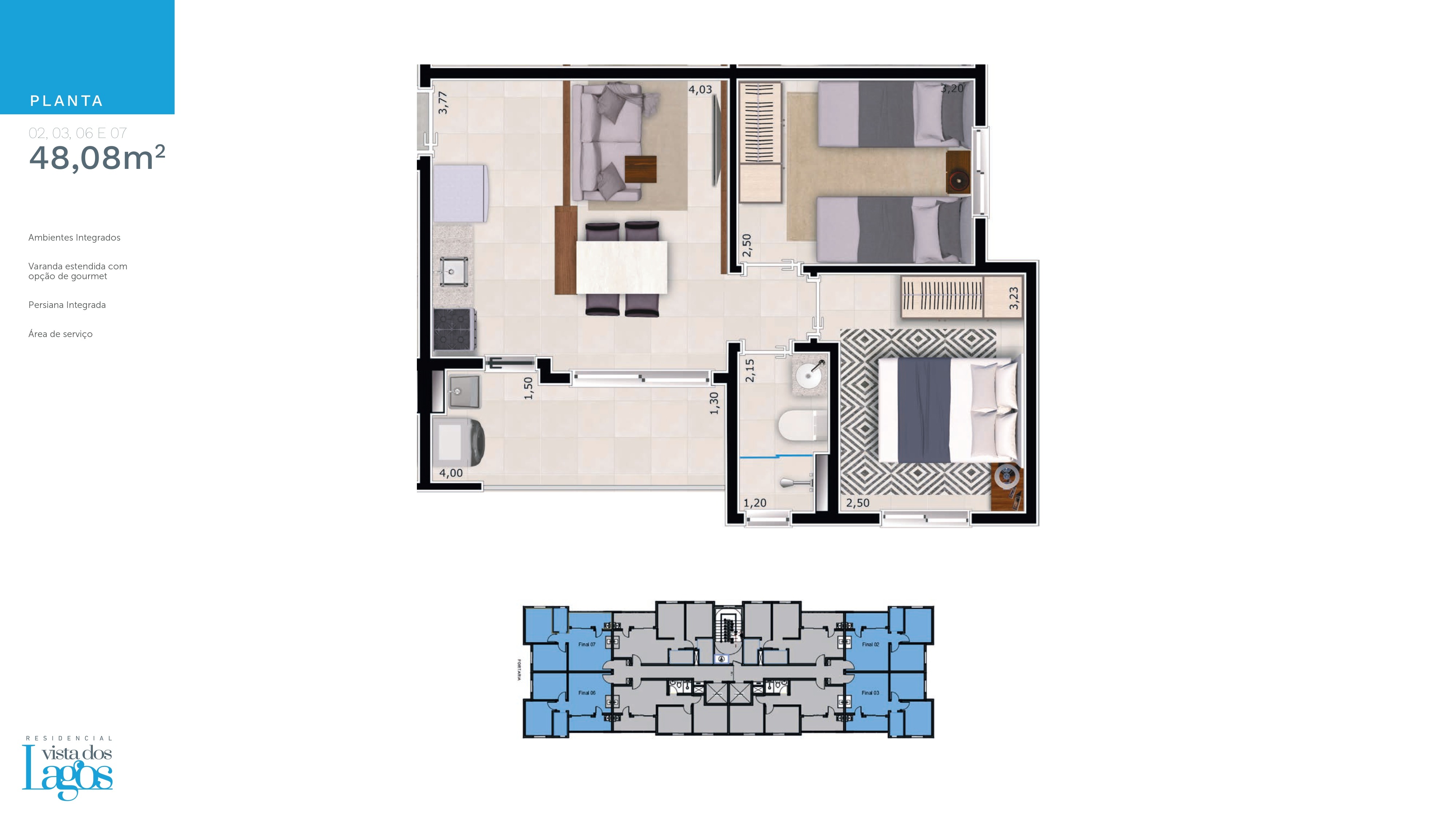 Apartamento, 2 quartos, 48 m² - Foto 13
