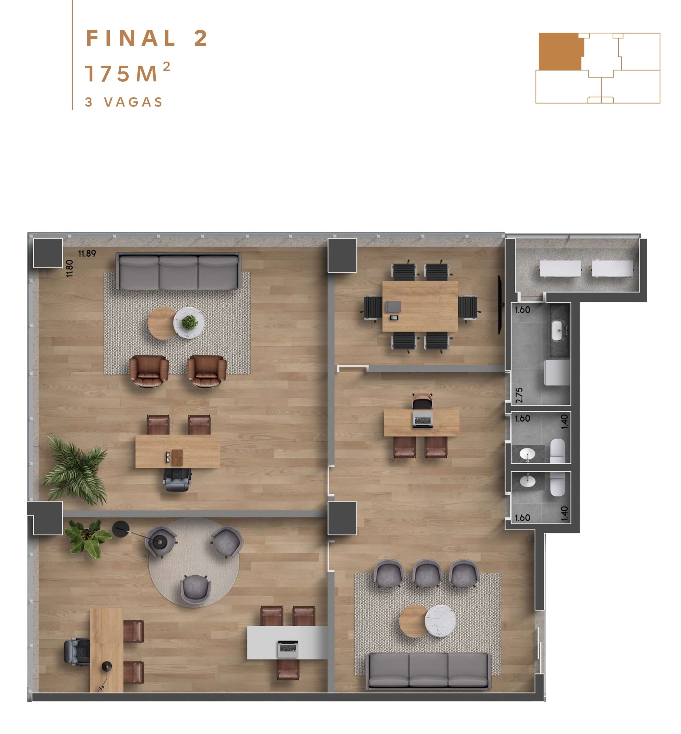 Sala-Conjunto, 175 m² - Foto 17