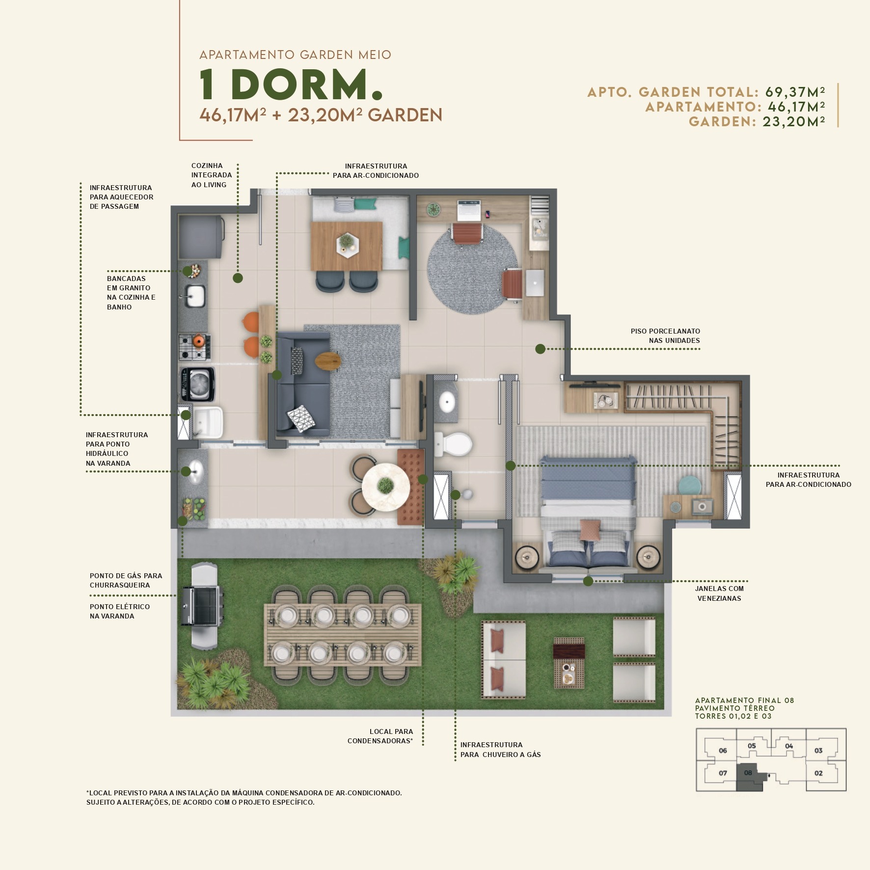 Apartamento, 1 quarto, 69 m² - Foto 28