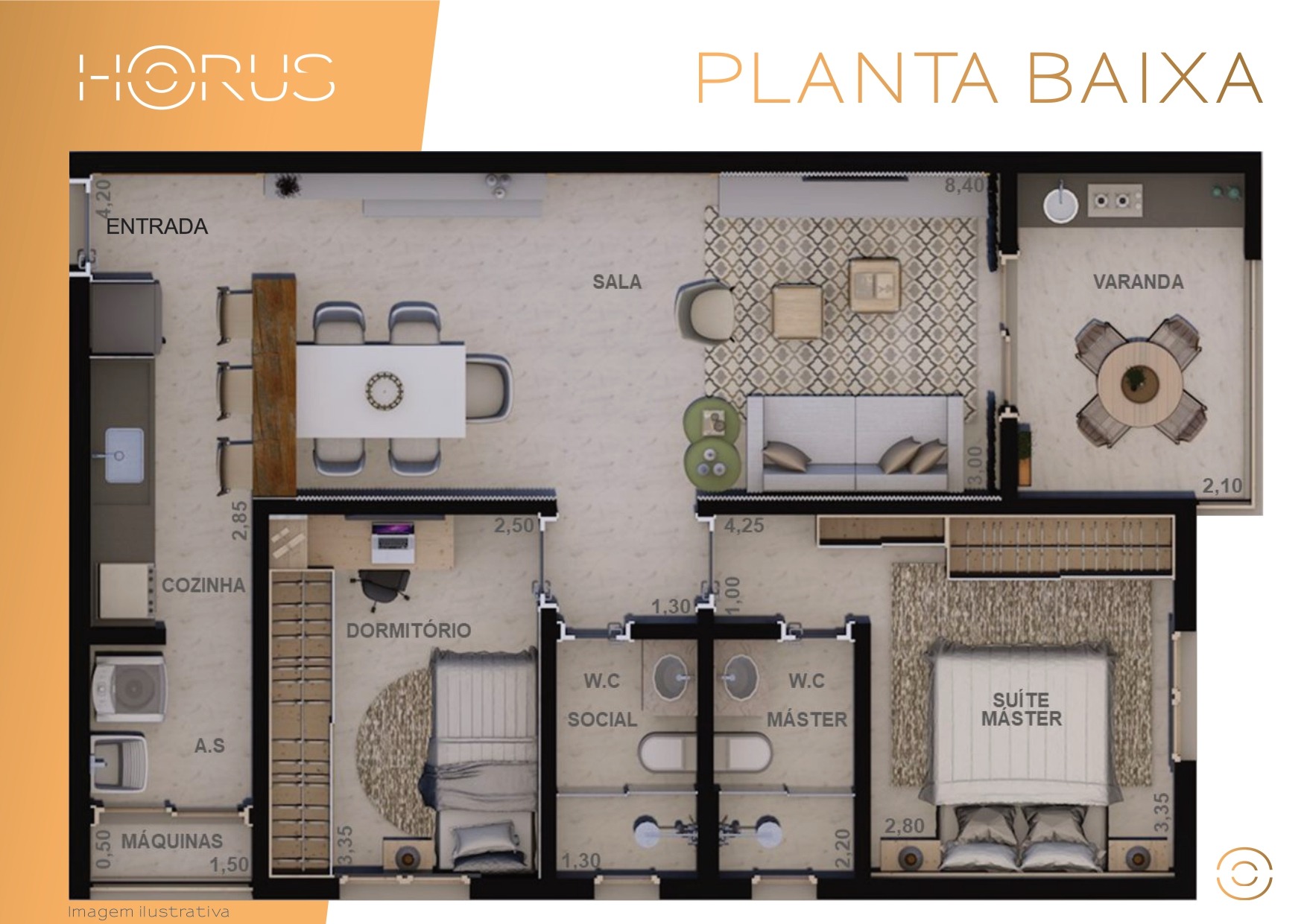 Apartamento, 2 quartos, 72 m² - Foto 3