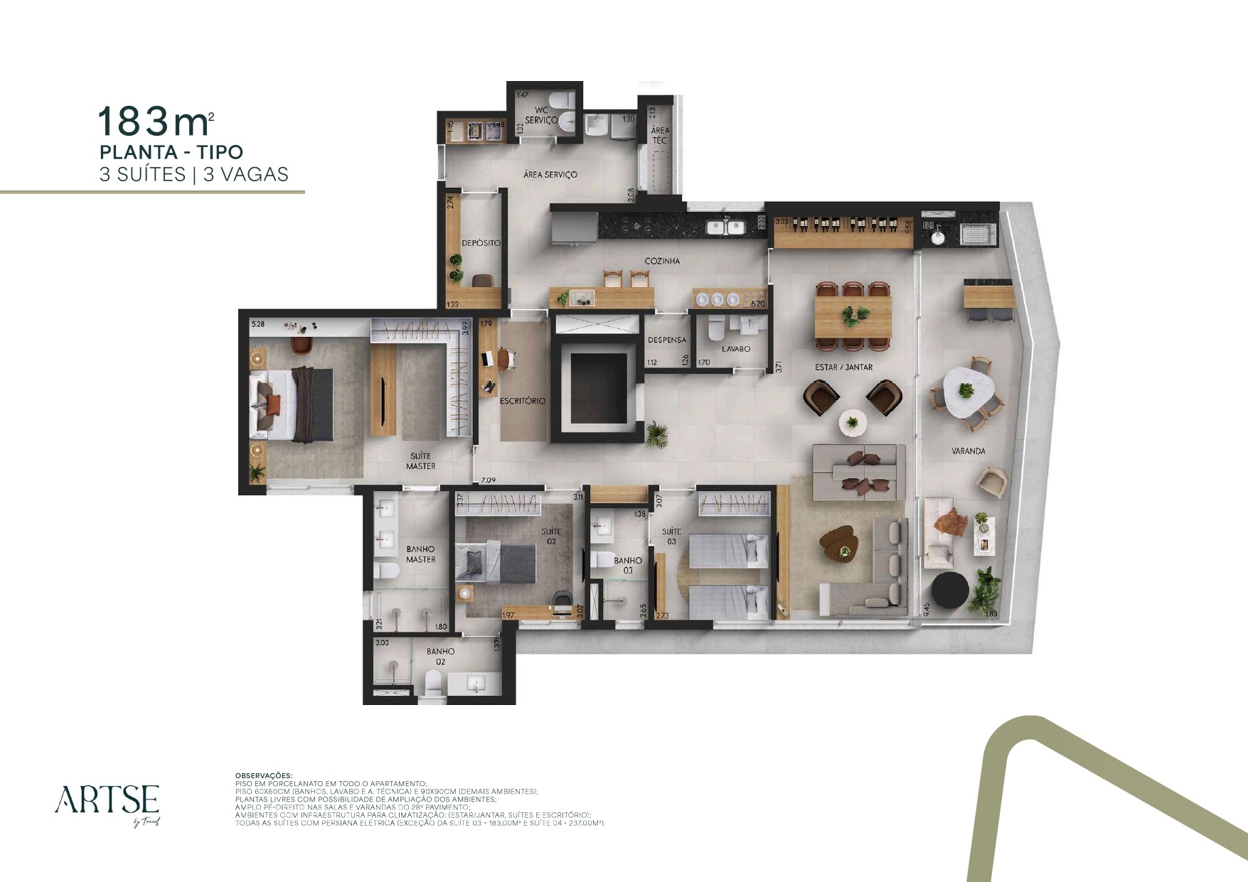 Apartamento, 3 quartos, 183 m² - Foto 25