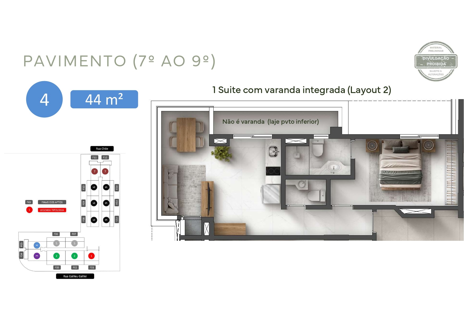 Apartamento, 1 quarto, 44 m² - Foto 31