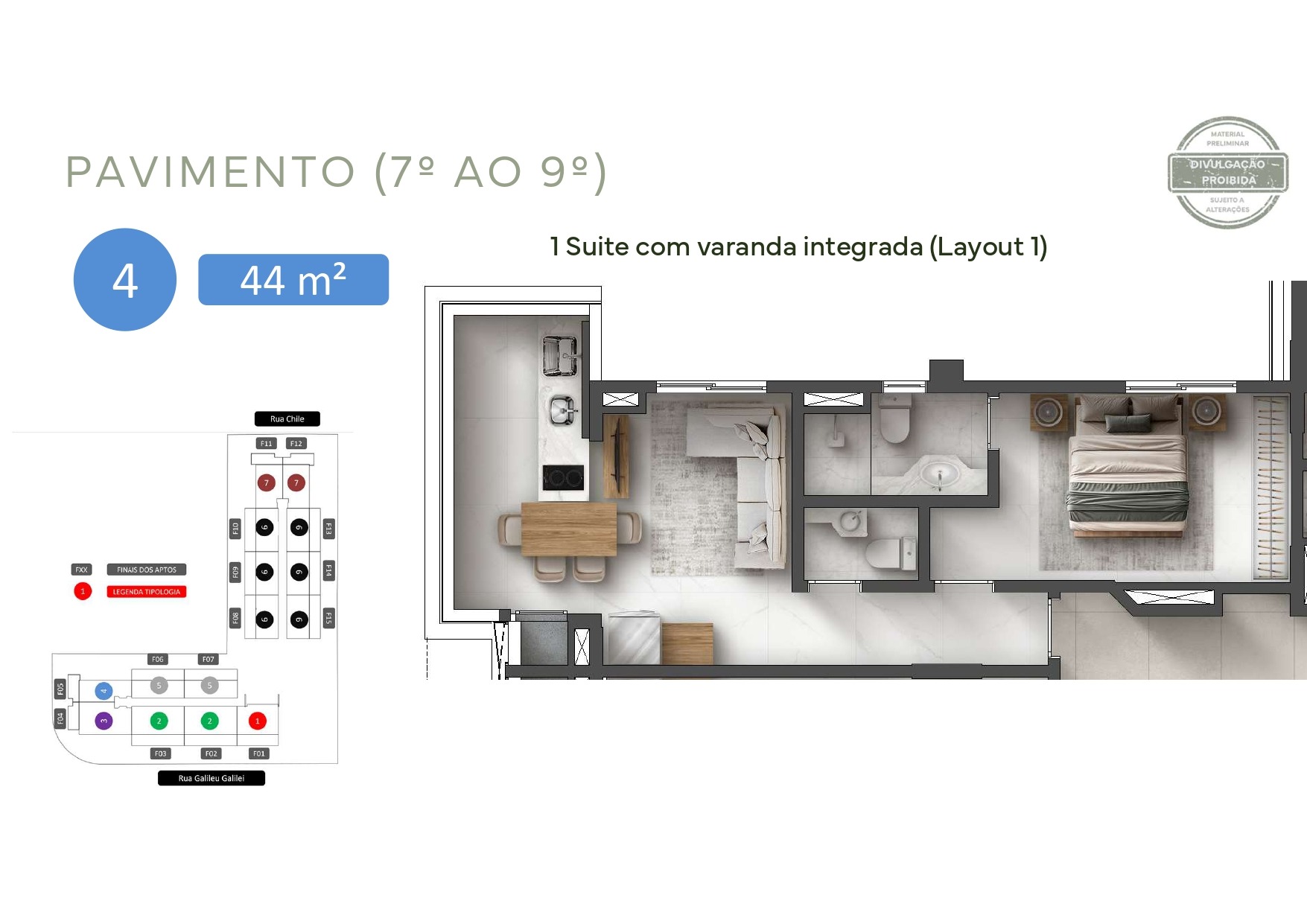 Apartamento, 1 quarto, 44 m² - Foto 30