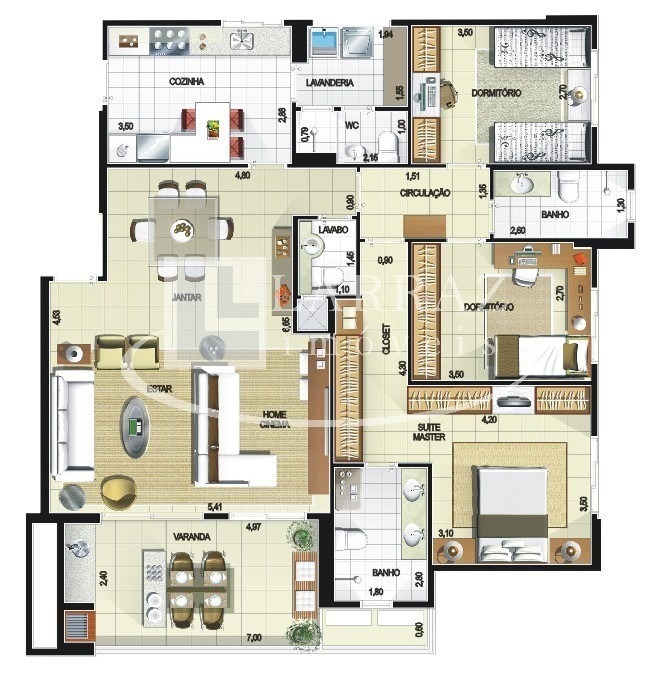 Apartamento, 3 quartos, 126 m² - Foto 33