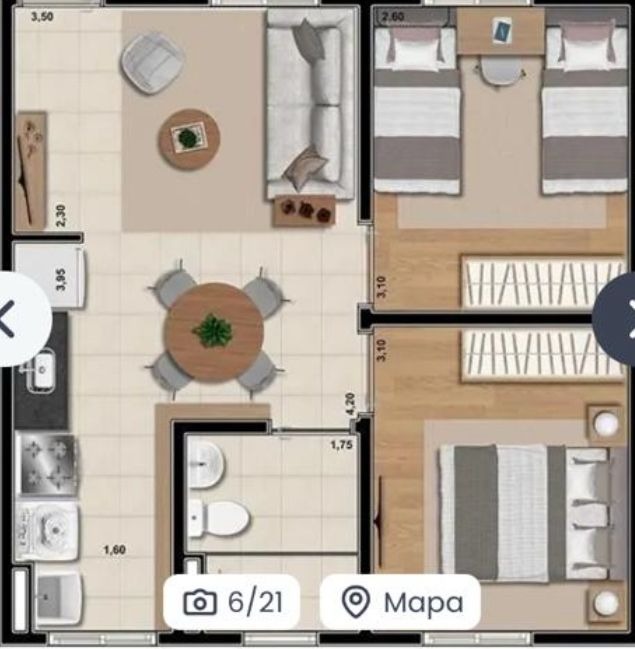 Apartamento, 2 quartos, 43 m² - Foto 10