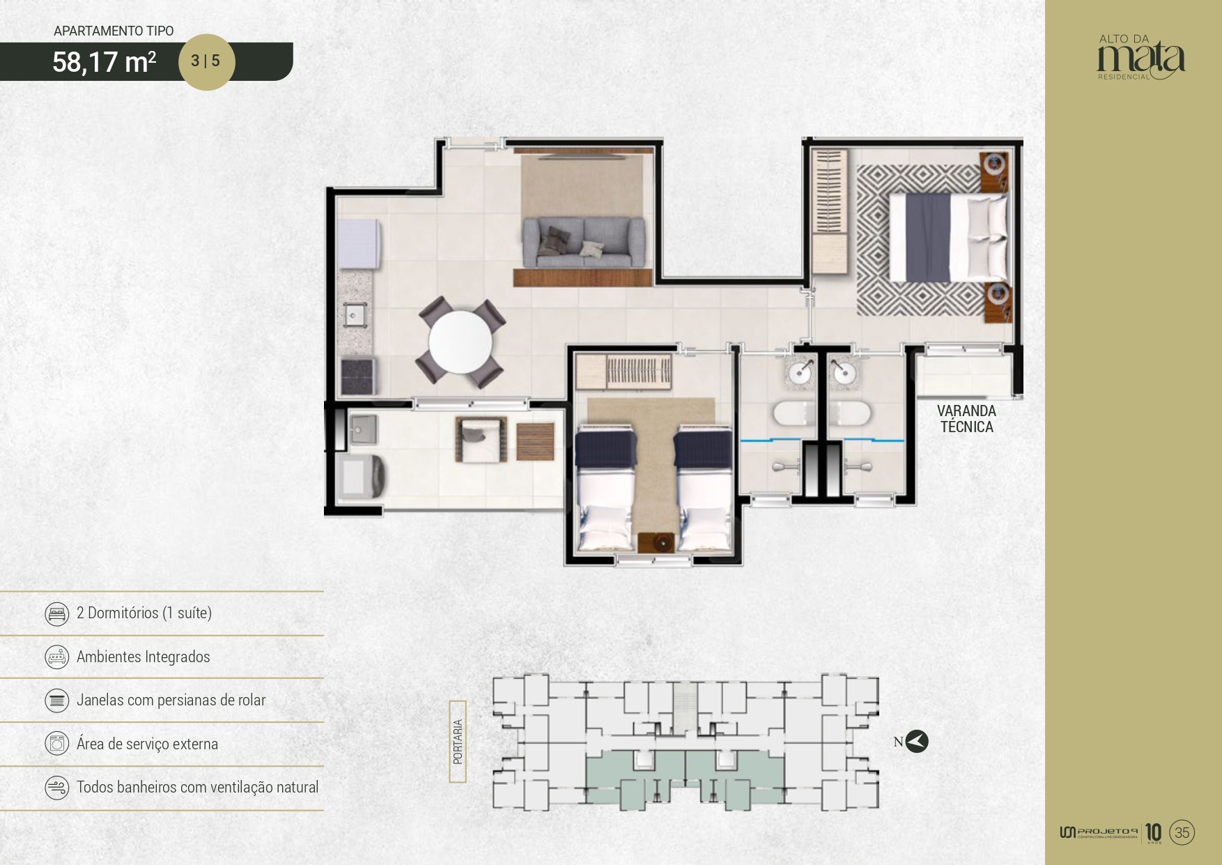 Apartamento, 2 quartos, 58 m² - Foto 15