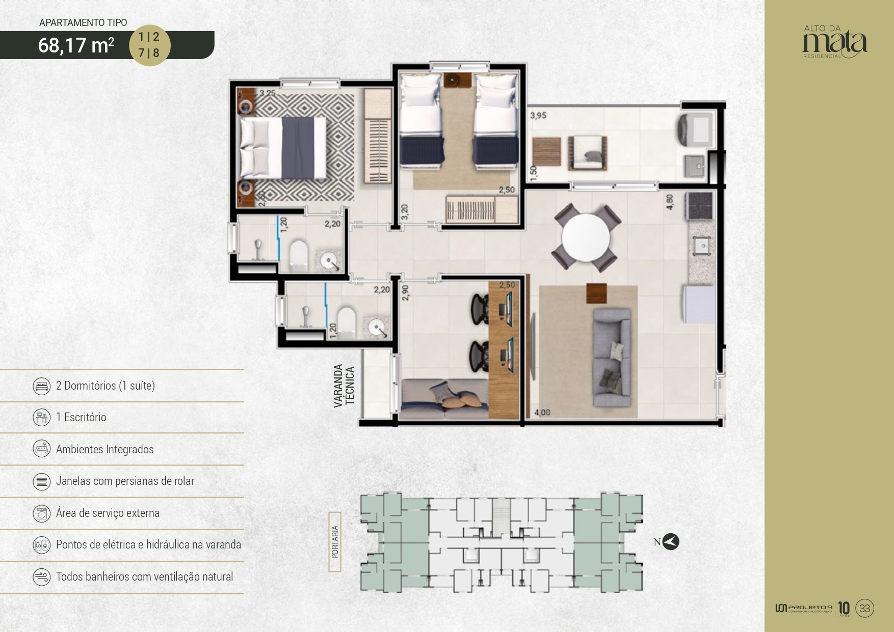 Apartamento, 3 quartos, 68 m² - Foto 14