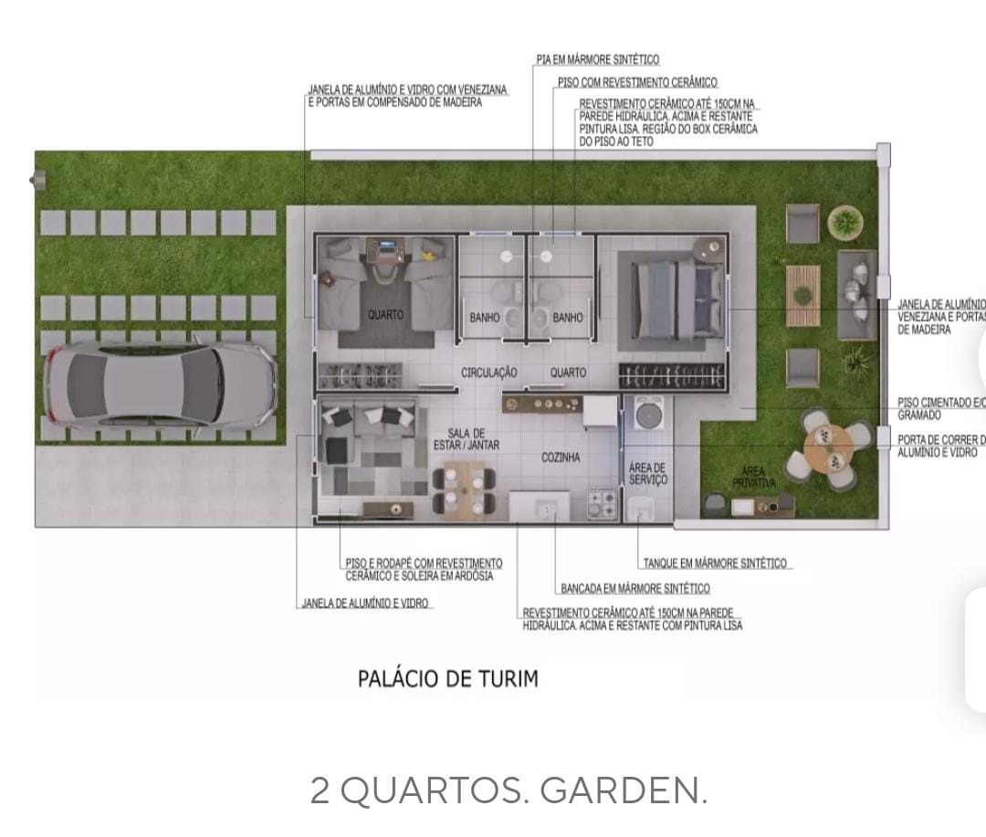 Casa, 2 quartos, 48 m² - Foto 24