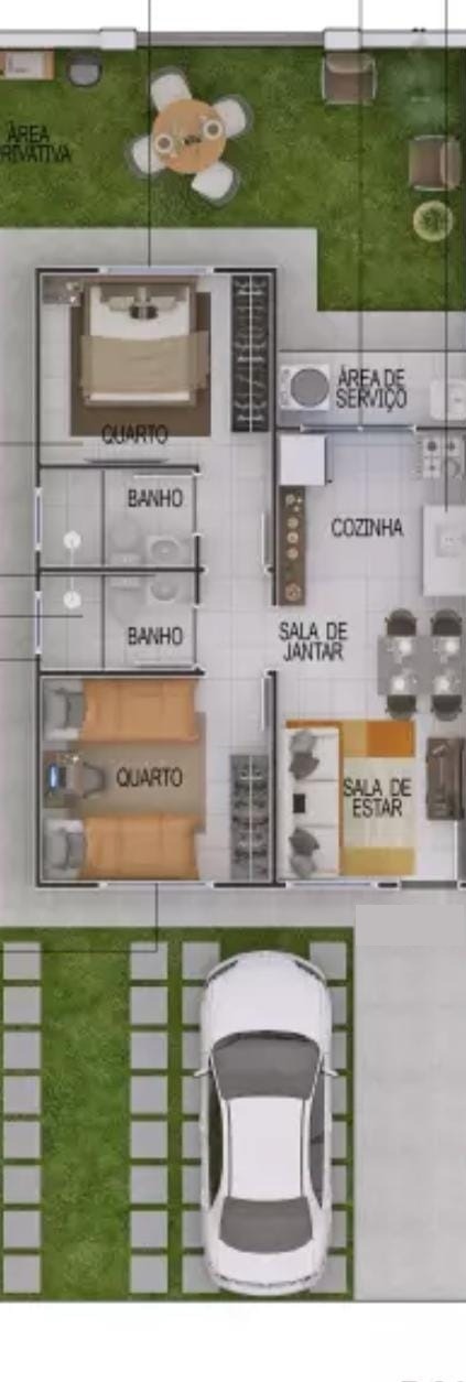 Casa, 2 quartos, 48 m² - Foto 23