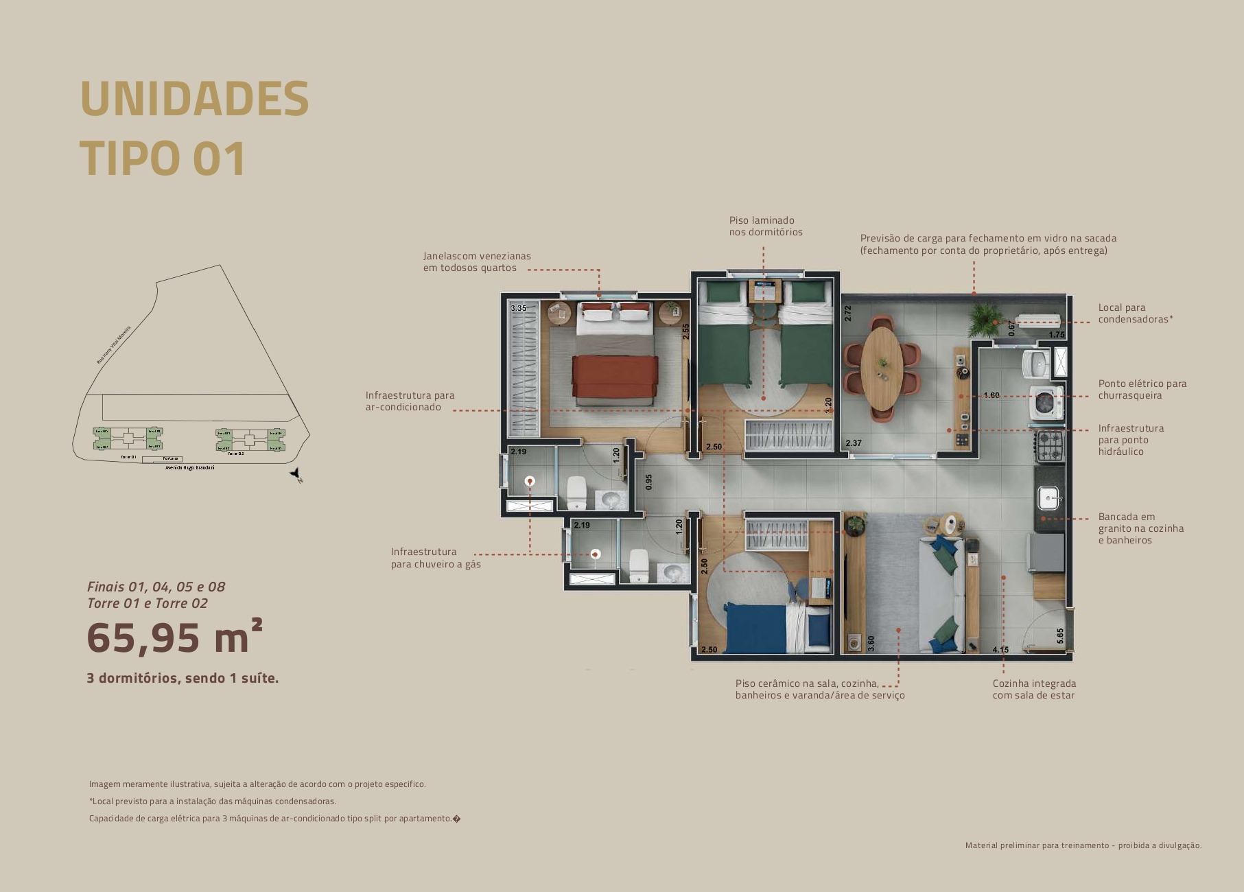 Apartamento, 3 quartos, 65 m² - Foto 10