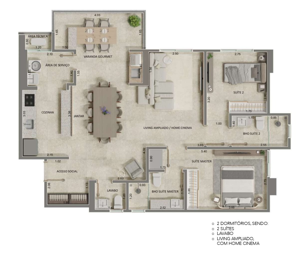 Apartamento, 3 quartos, 93 m² - Foto 10