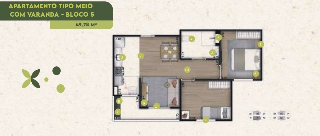 Apartamento, 2 quartos, 49 m² - Foto 27
