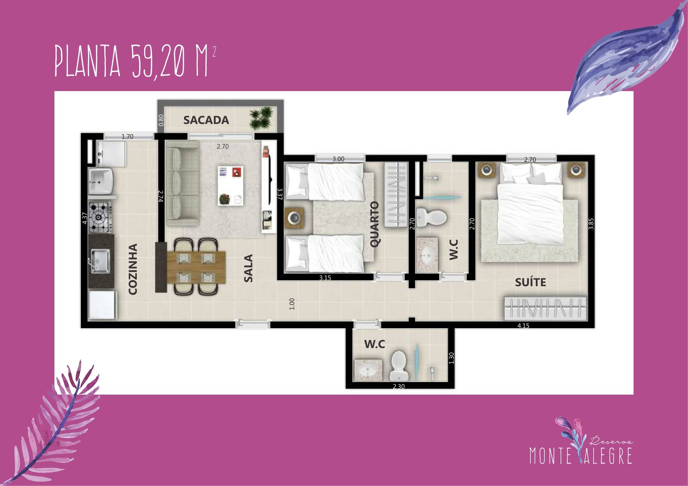 Apartamento, 2 quartos, 60 m² - Foto 23