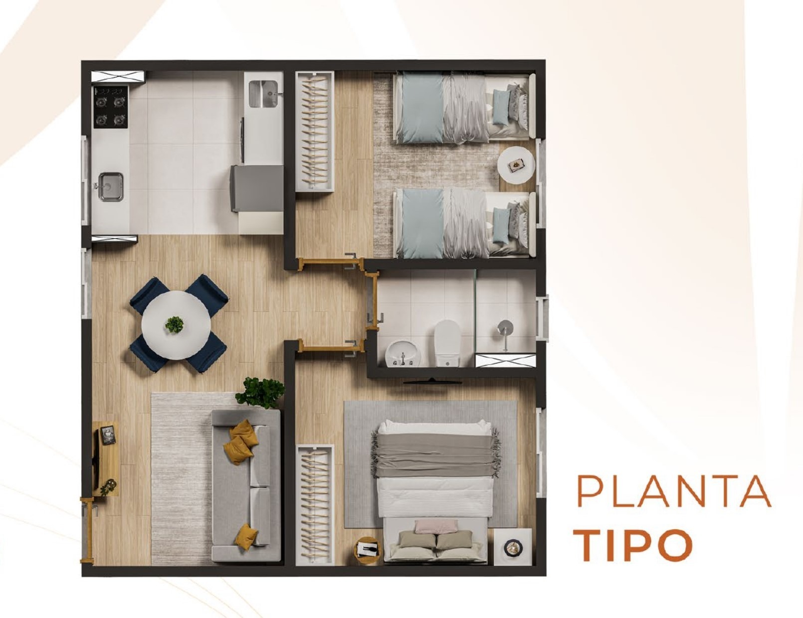 Apartamento, 2 quartos, 42 m² - Foto 41