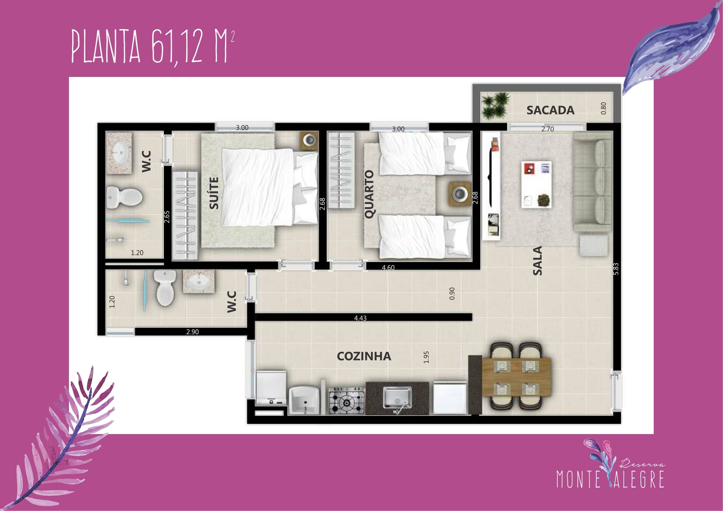 Apartamento, 2 quartos, 60 m² - Foto 24