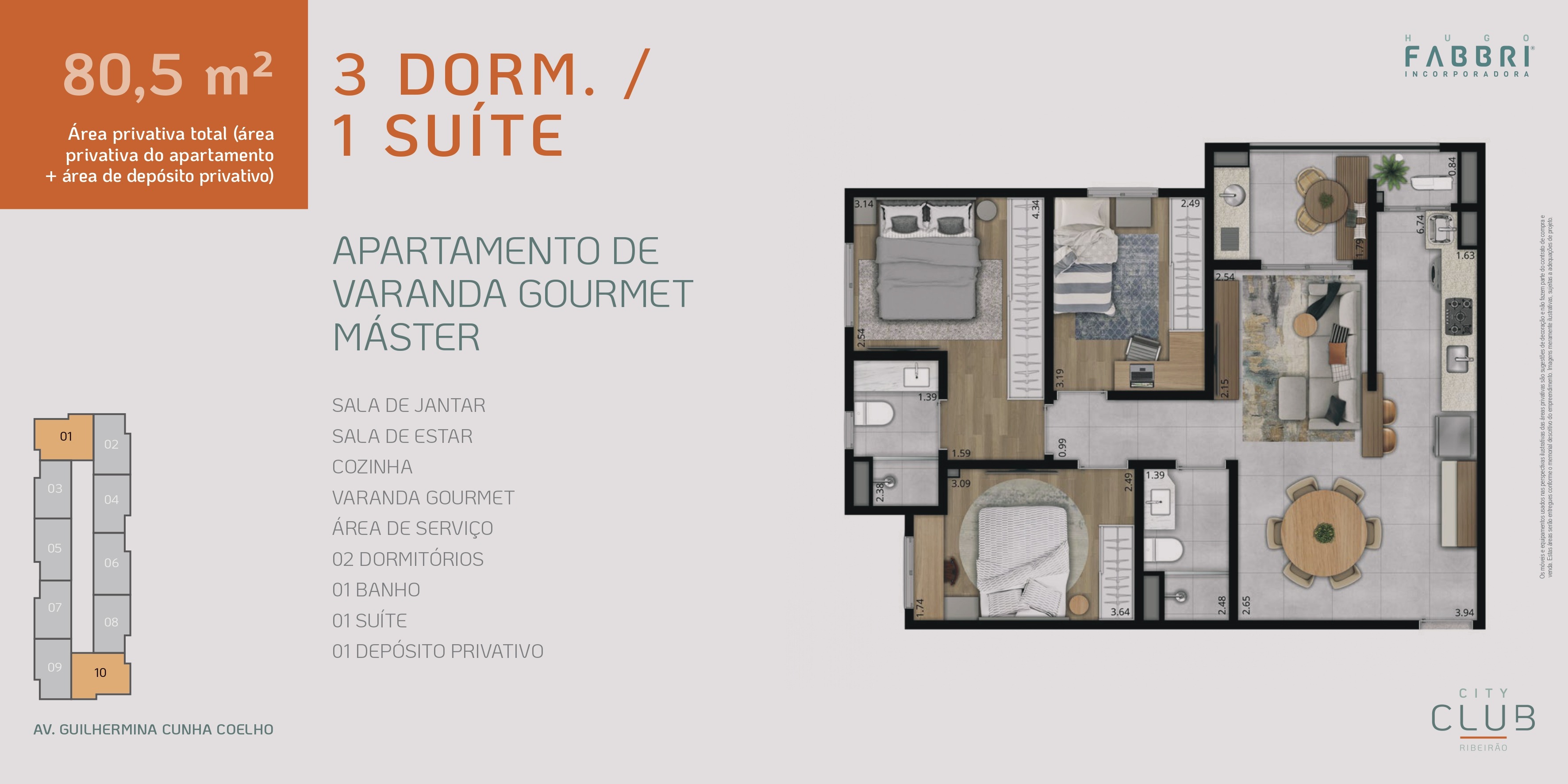 Apartamento, 3 quartos, 80 m² - Foto 21