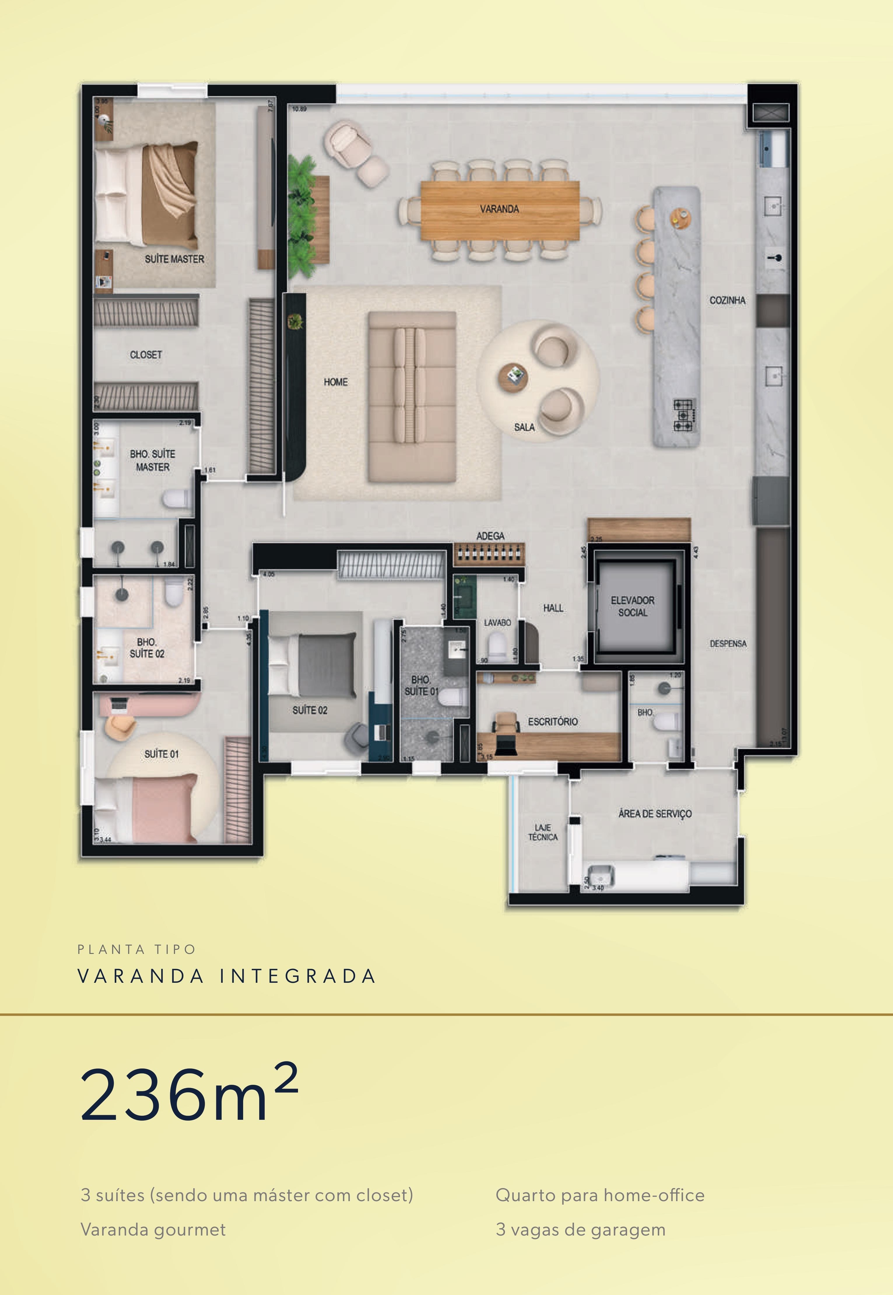 Apartamento, 3 quartos, 234 m² - Foto 22