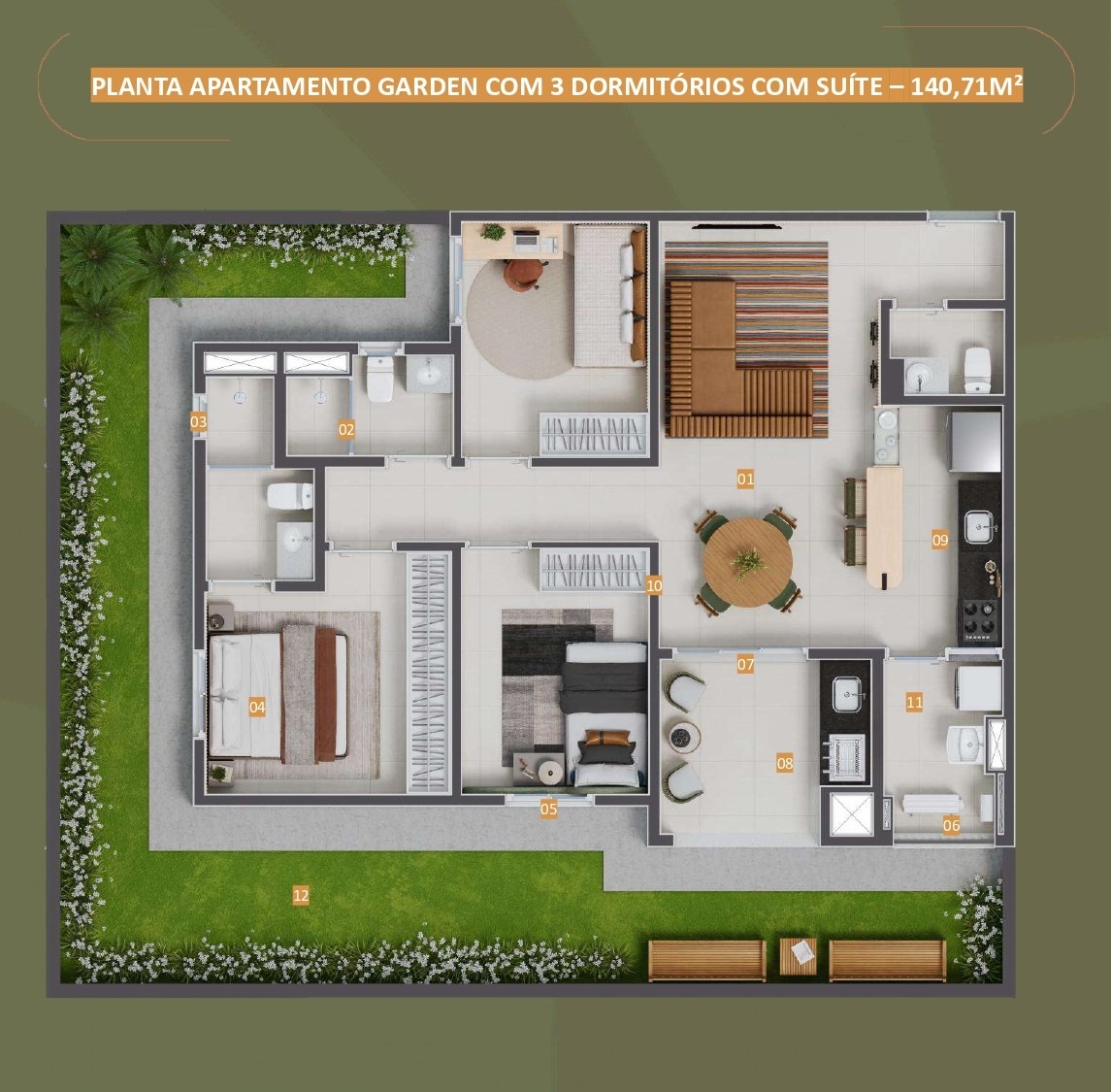 Apartamento, 3 quartos, 140 m² - Foto 28