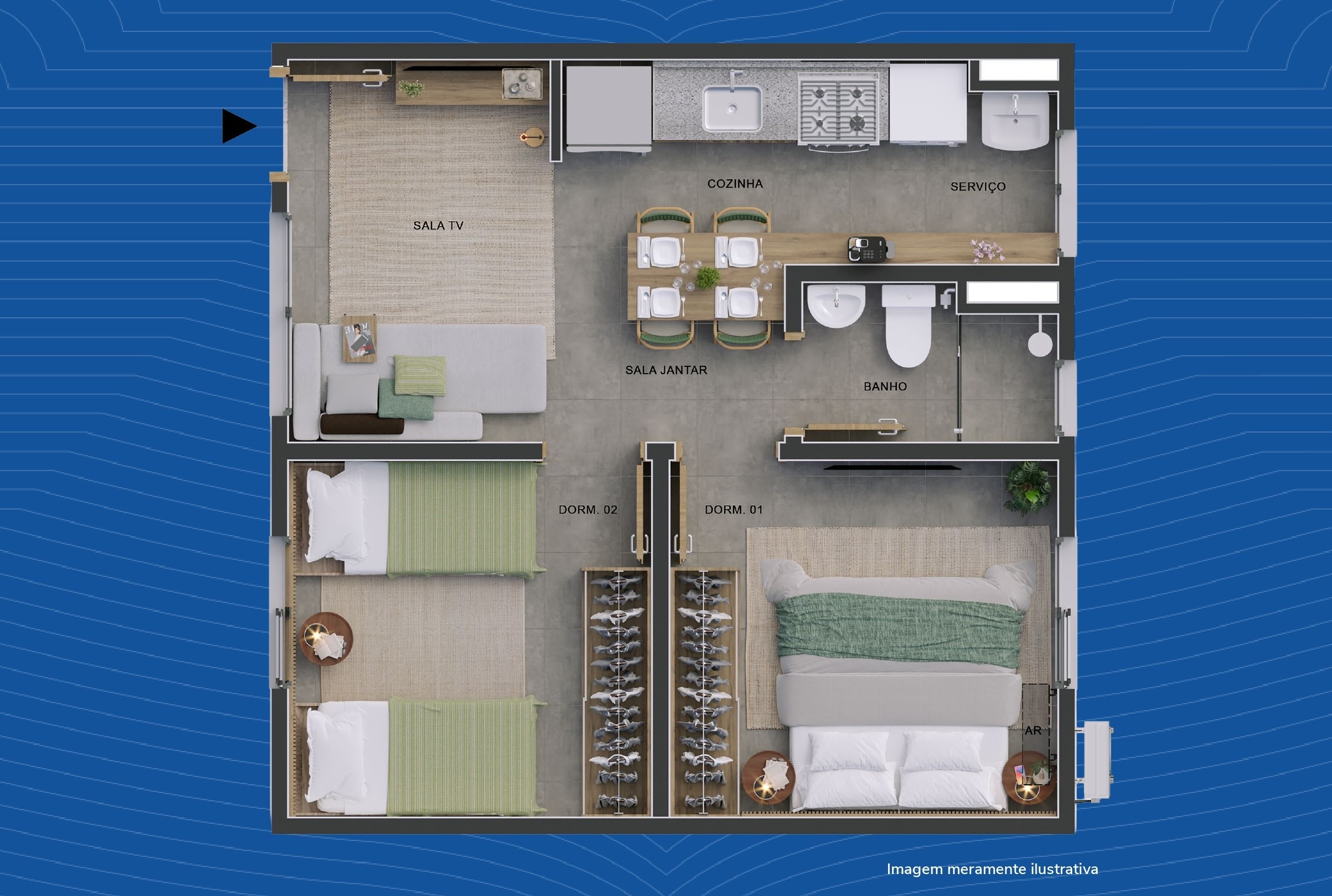 Apartamento, 2 quartos, 39 m² - Foto 18