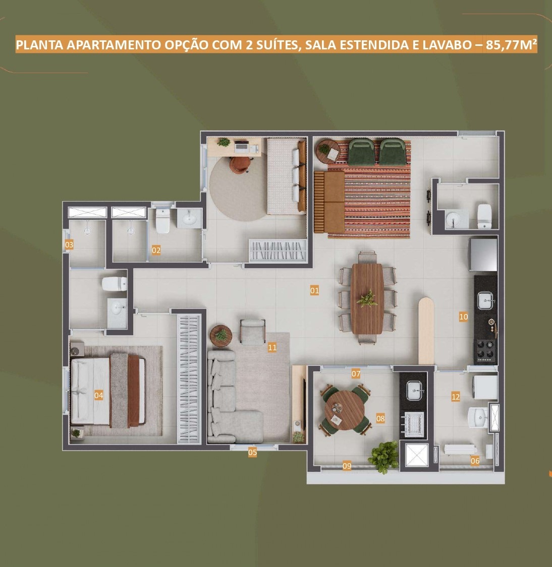 Apartamento, 3 quartos, 85 m² - Foto 30