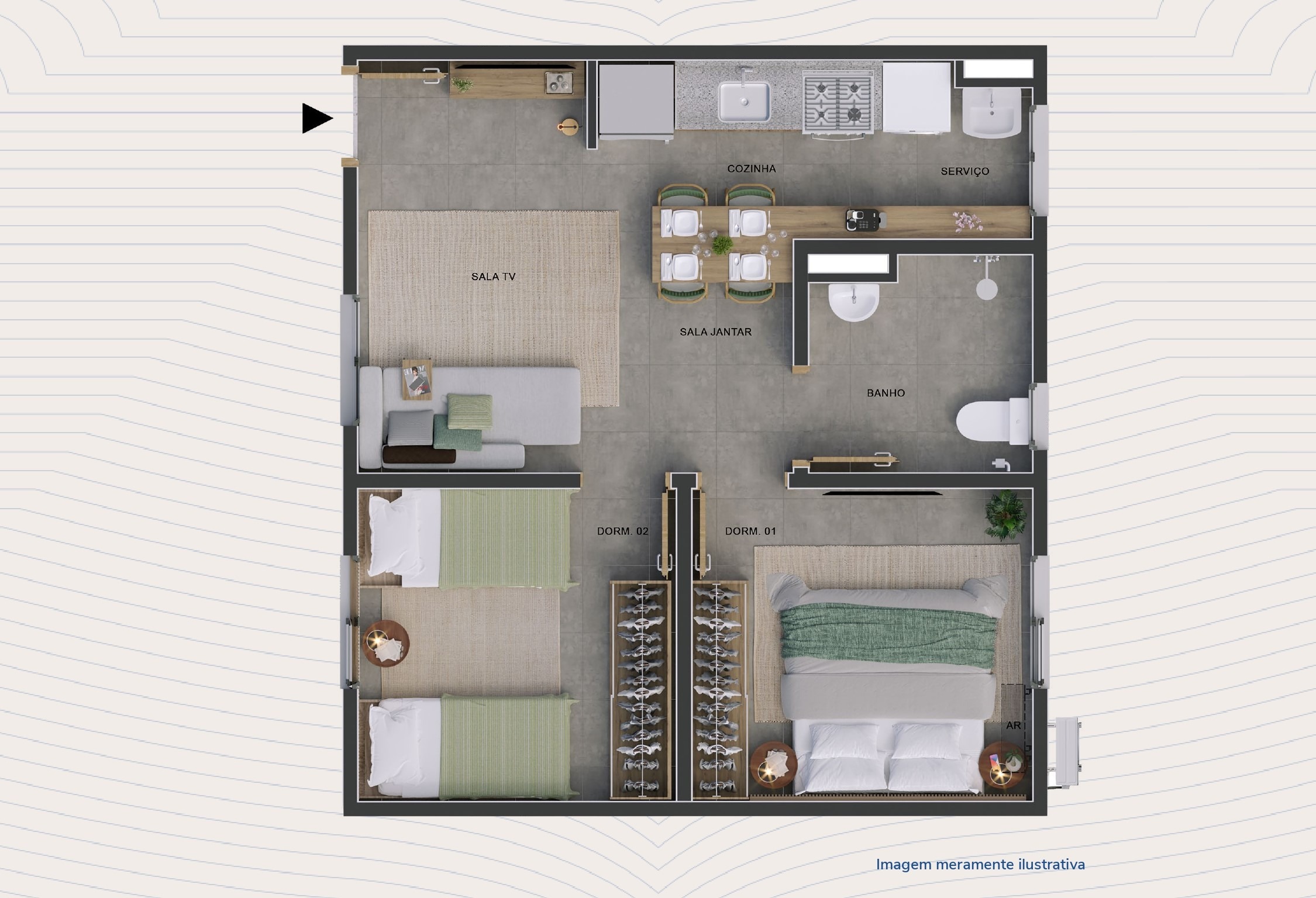 Apartamento, 2 quartos, 44 m² - Foto 18
