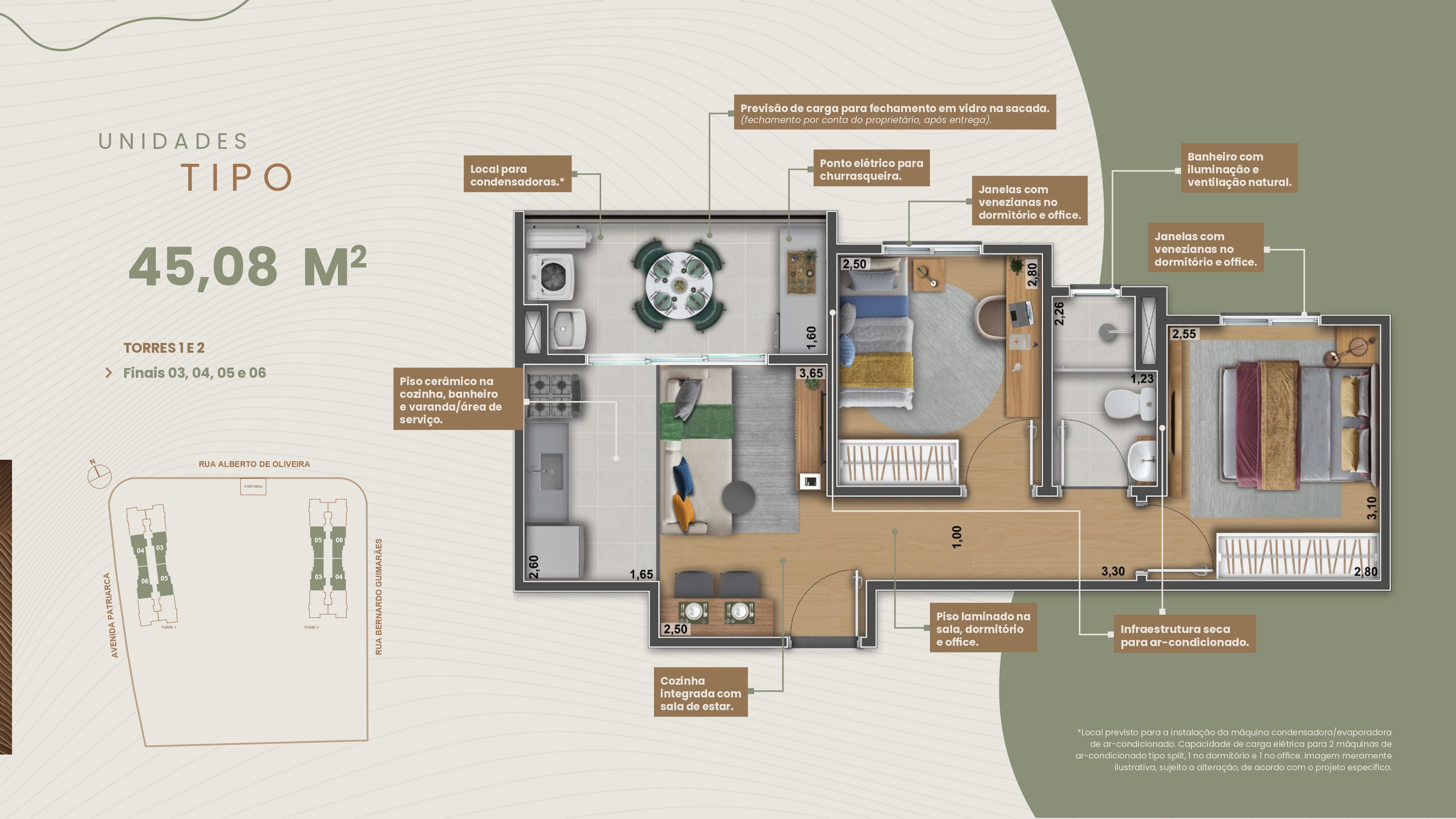 Apartamento, 2 quartos, 45 m² - Foto 18