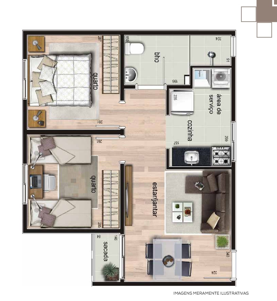 Apartamento, 2 quartos, 47 m² - Foto 14