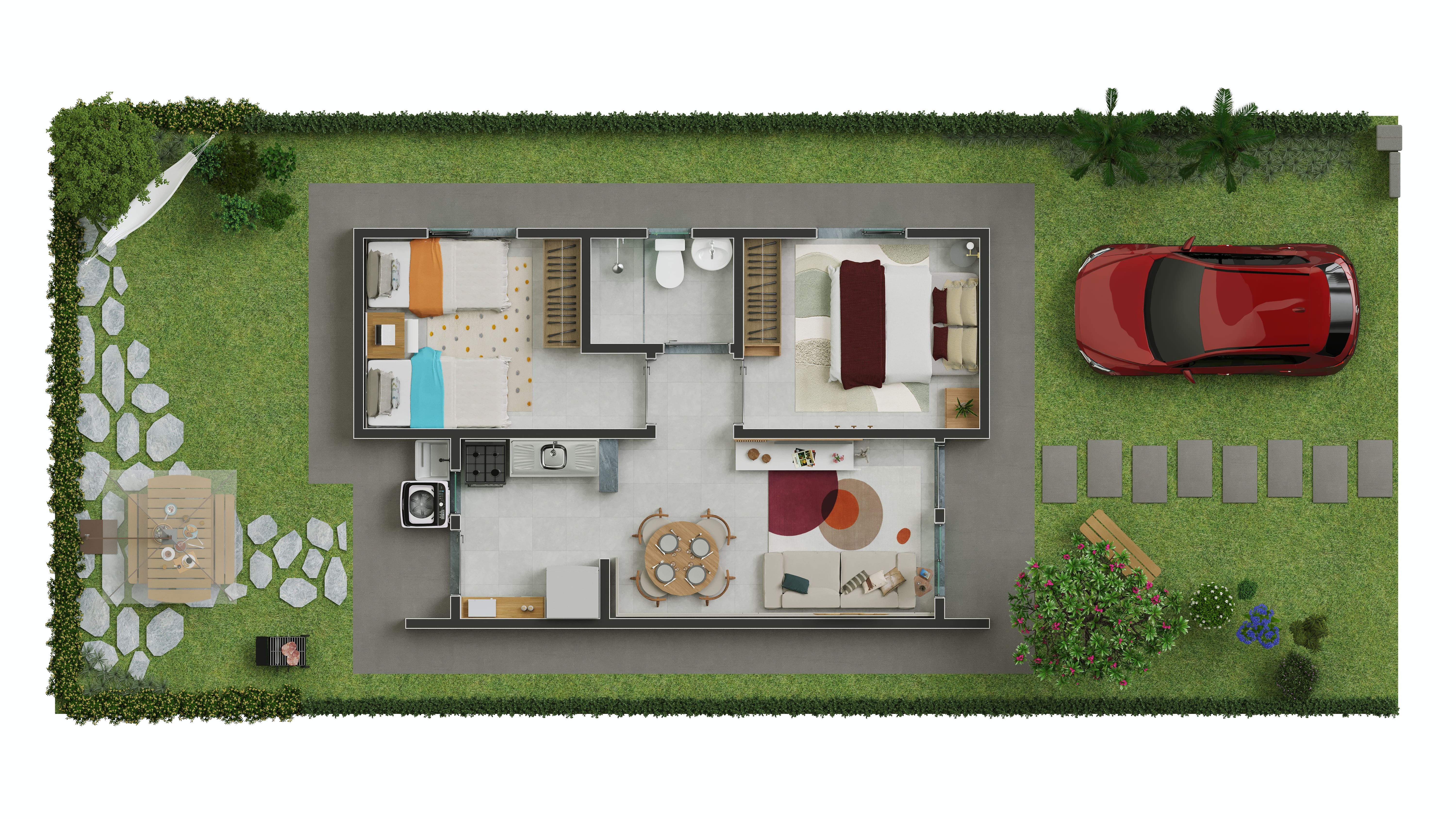 Casa, 2 quartos, 144 m² - Foto 3