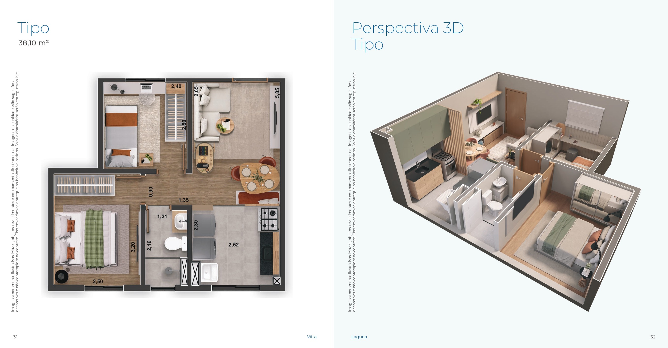 Apartamento, 2 quartos, 38 m² - Foto 6
